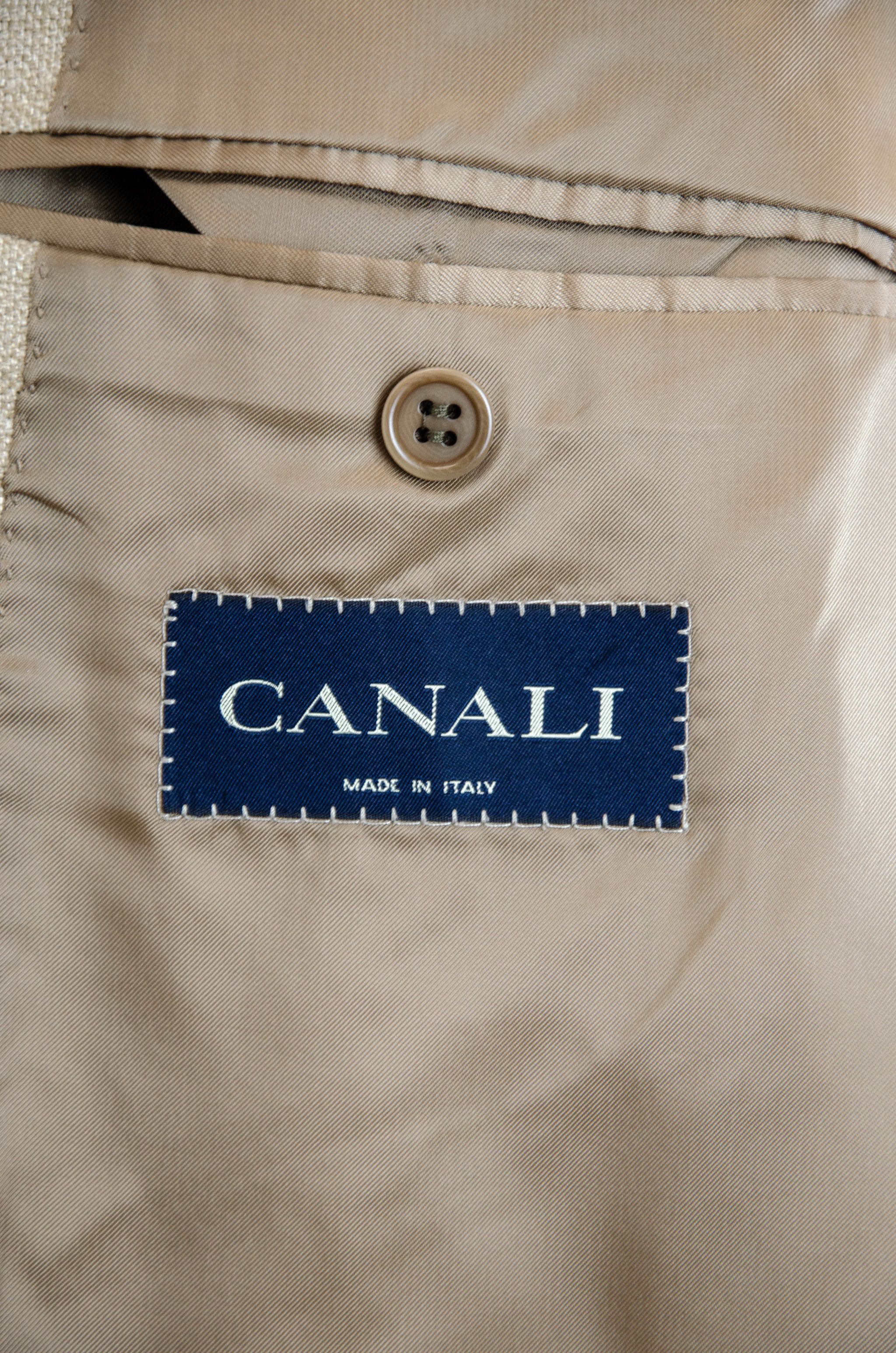 Canali Canali Silk Linen Wool Blazer – Size 54L Size 44R - 12 Thumbnail