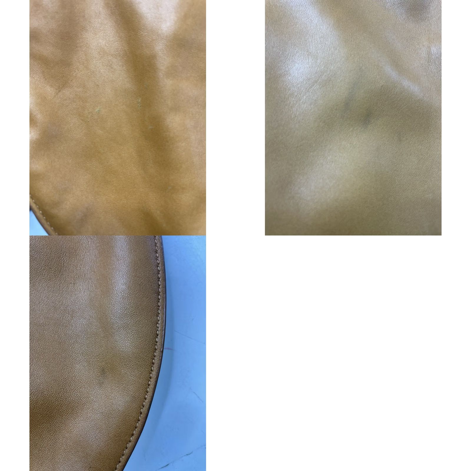 Tory Burch VINTAGE Tory Burch Leather Hobo Shoulder Bag Handbag Leather Gold Hardware Tan Brown Solid Zip Sides Classic Women Medium- Large Shoulder Strap 90s? Size ONE SIZE - 9 Thumbnail