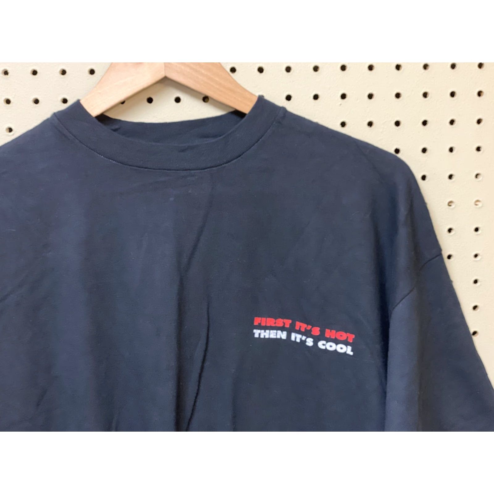Vintage VINTAGE Murina AFTER SHOCK LIQUOR ALCOHOL T-SHIRT XL Black Crew Neck Short Sleeve USA Graphic Tee Mens Size US XL / EU 56 / 4 - 2 Thumbnail