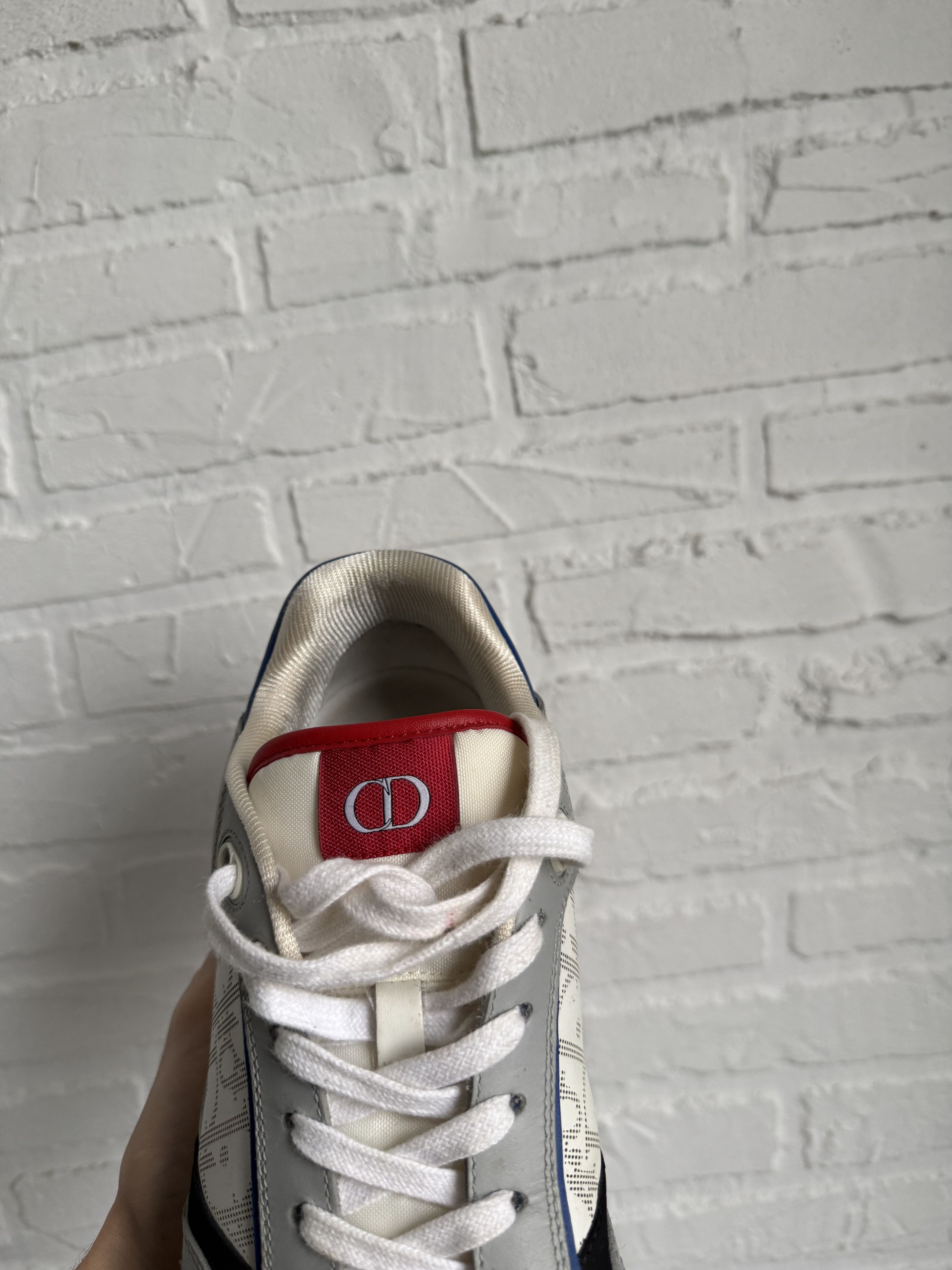Dior Dior B27 white gray low sneakers Size US 11 / EU 44 - 9 Thumbnail