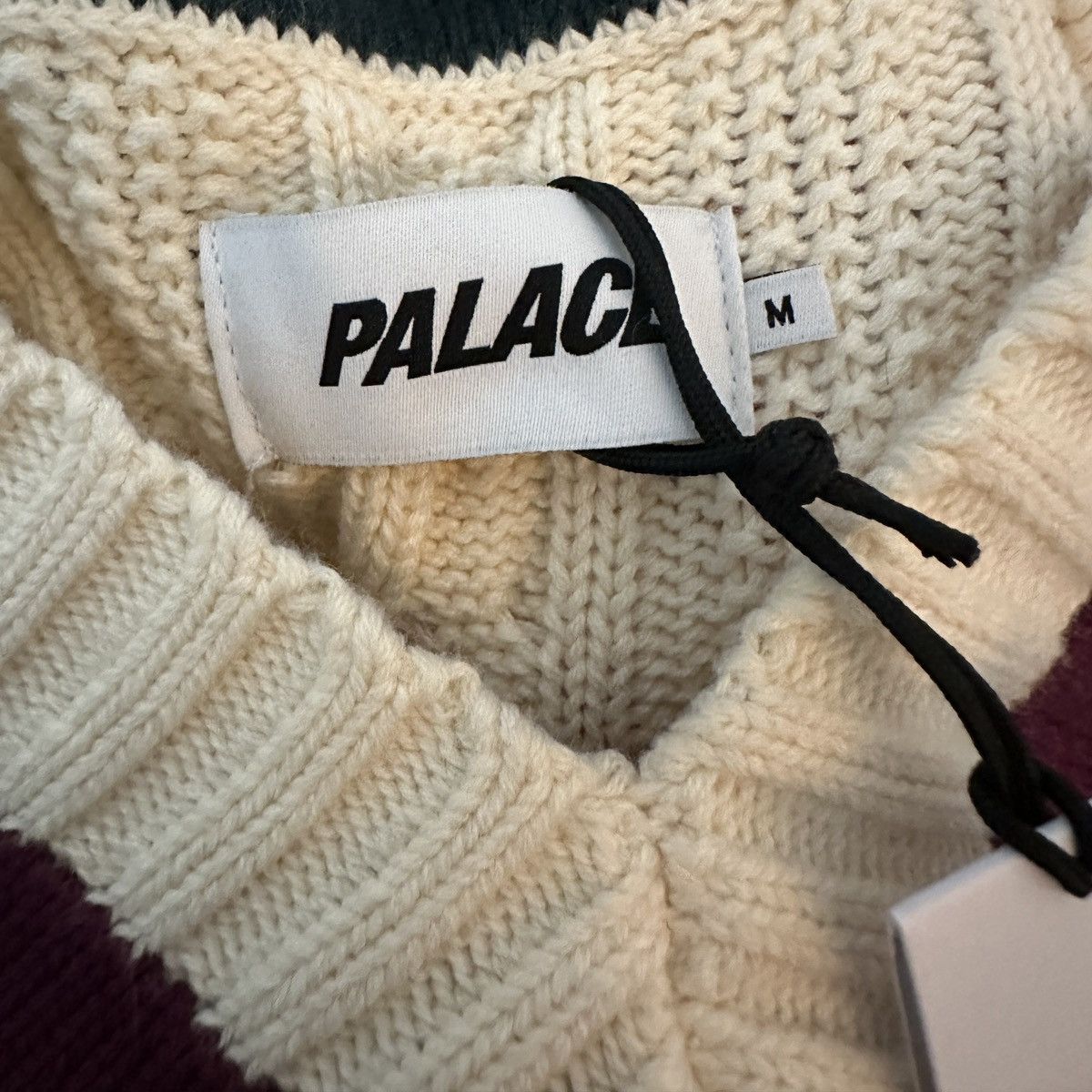 Palace Palace Ecru Cricket Jumper Size US M / EU 48-50 / 2 - 8 Thumbnail