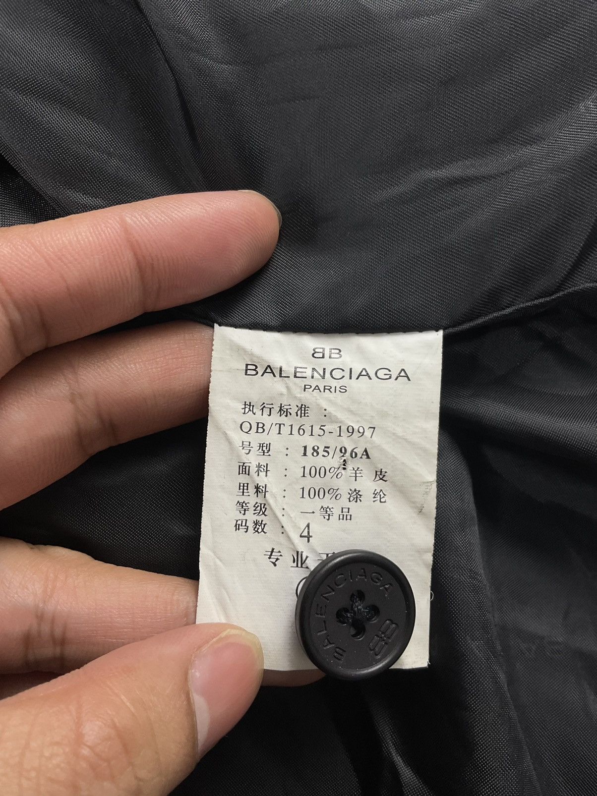 Balenciaga Vintage Balenciaga Leather Jacket Size US L / EU 52-54 / 3 - 13 Thumbnail