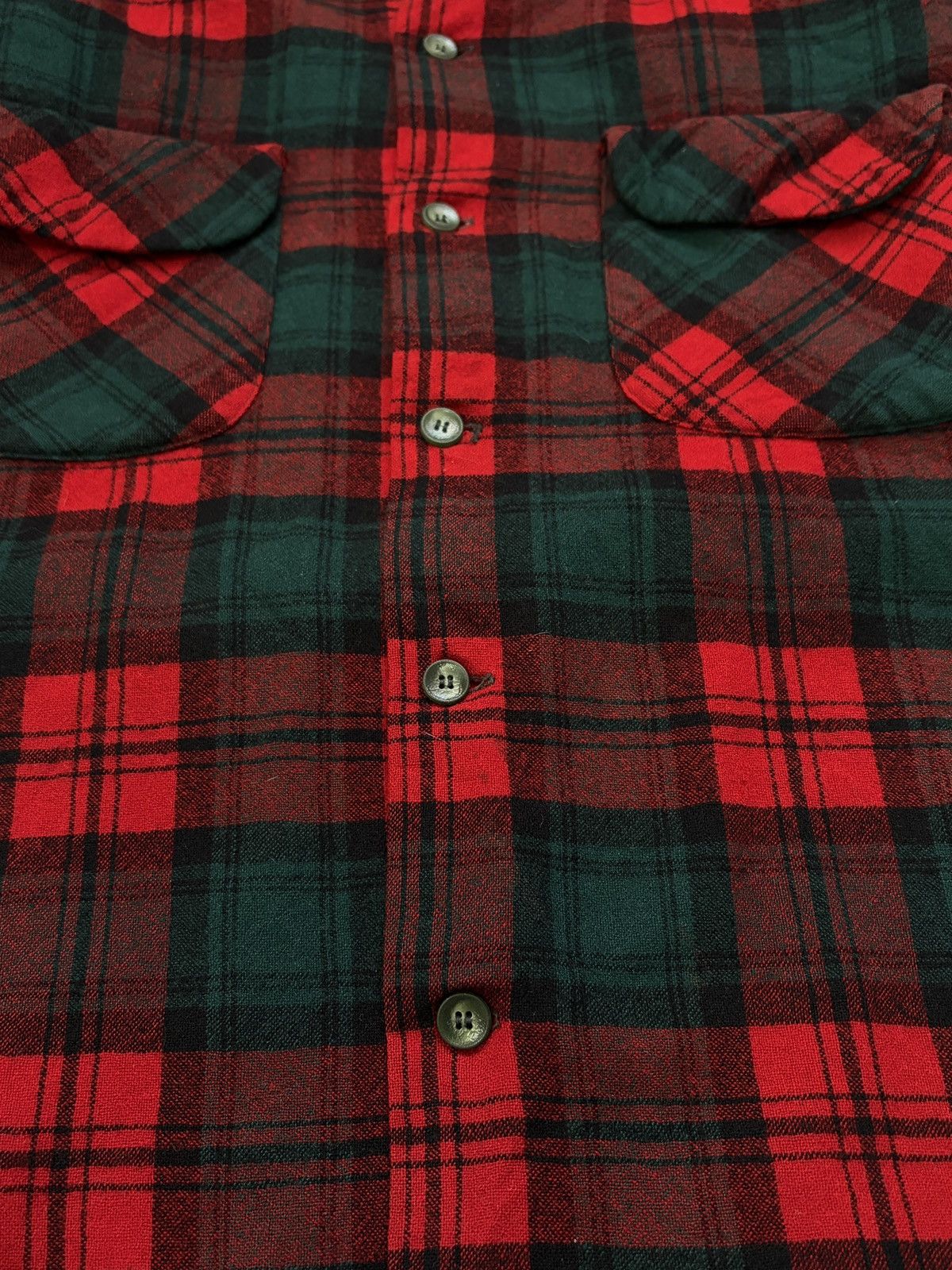 Pendleton Vintage 60s Pendleton Board Shirt Wool Flannel Plaid USA M Size US M / EU 48-50 / 2 - 15 Thumbnail