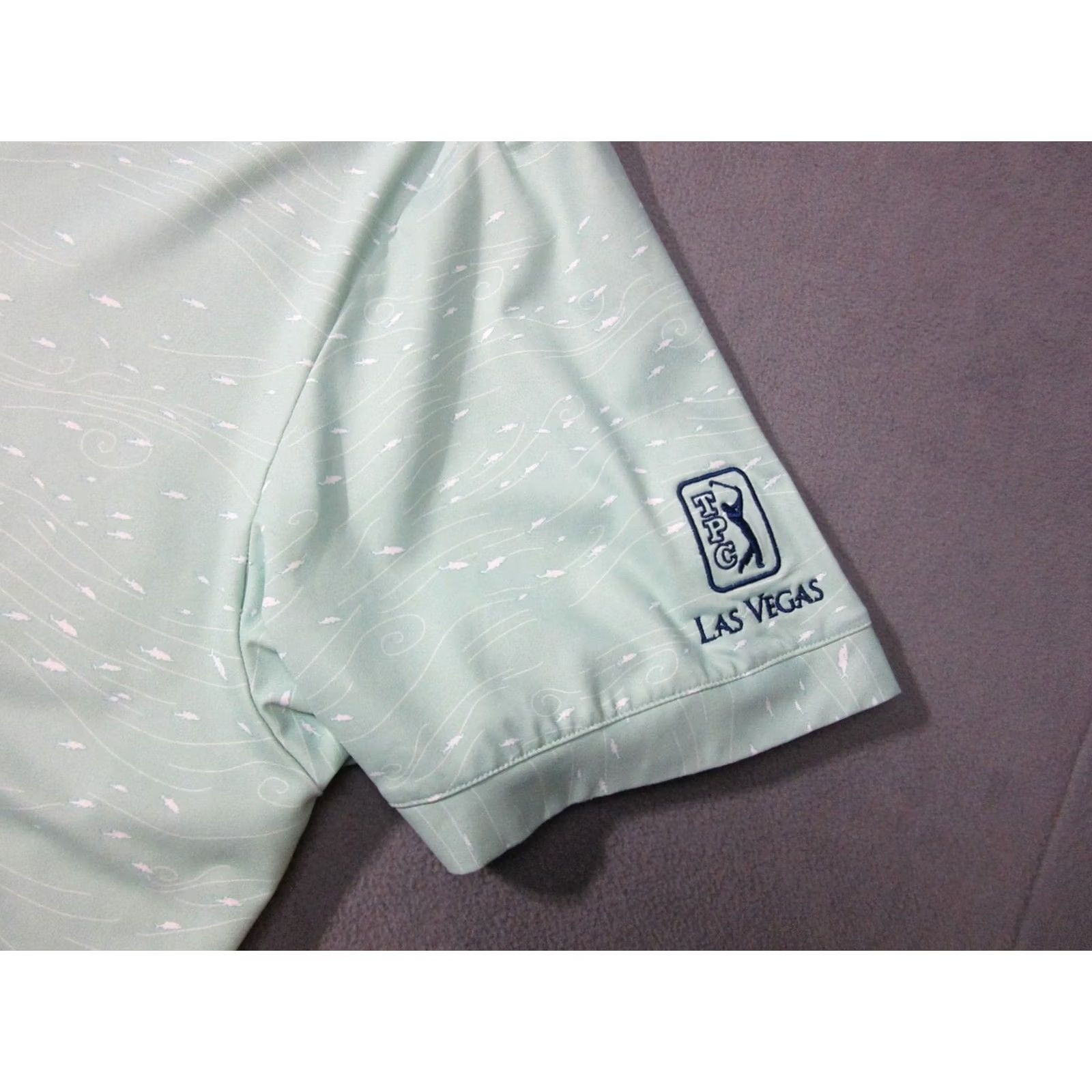 Vintage William Murray Golf Shirt Mens Large Green Polo Performance TPC Las Vegas Stitch Size US L / EU 52-54 / 3 - 2 Thumbnail