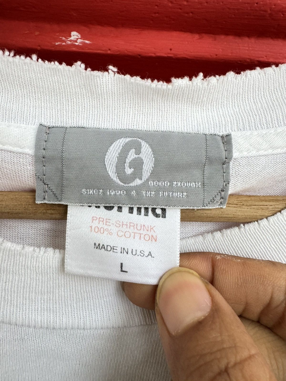 Good Enough Vintage 90s GDEH Babe LS Tee Size US L / EU 52-54 / 3 - 5 Thumbnail