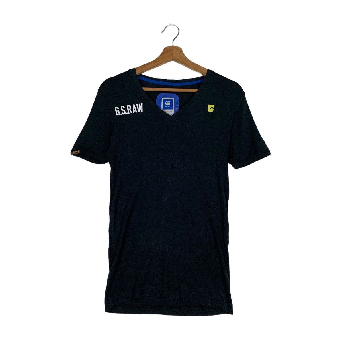 G-Star G-STAR RAW V NECK TEE #0275-C12 Size US S / EU 44-46 / 1 - 1 Thumbnail