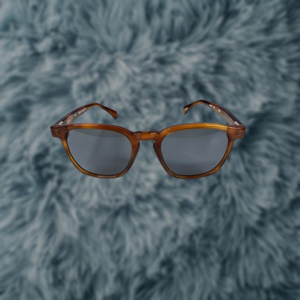 Vintage SEE Made In Italy Sunglasses Unisex Adults Tortise Frame 51 19 145 Polarized Case Cloth W Case Size ONE SIZE - 1 Thumbnail