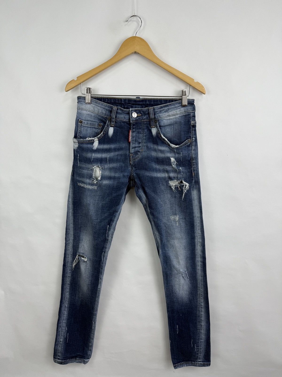 Dsquared2 🇮🇹 Dsquared2 Jeans Made In Italy Rare Retro Hype Y2K Size US 30 / EU 46 - 3 Thumbnail