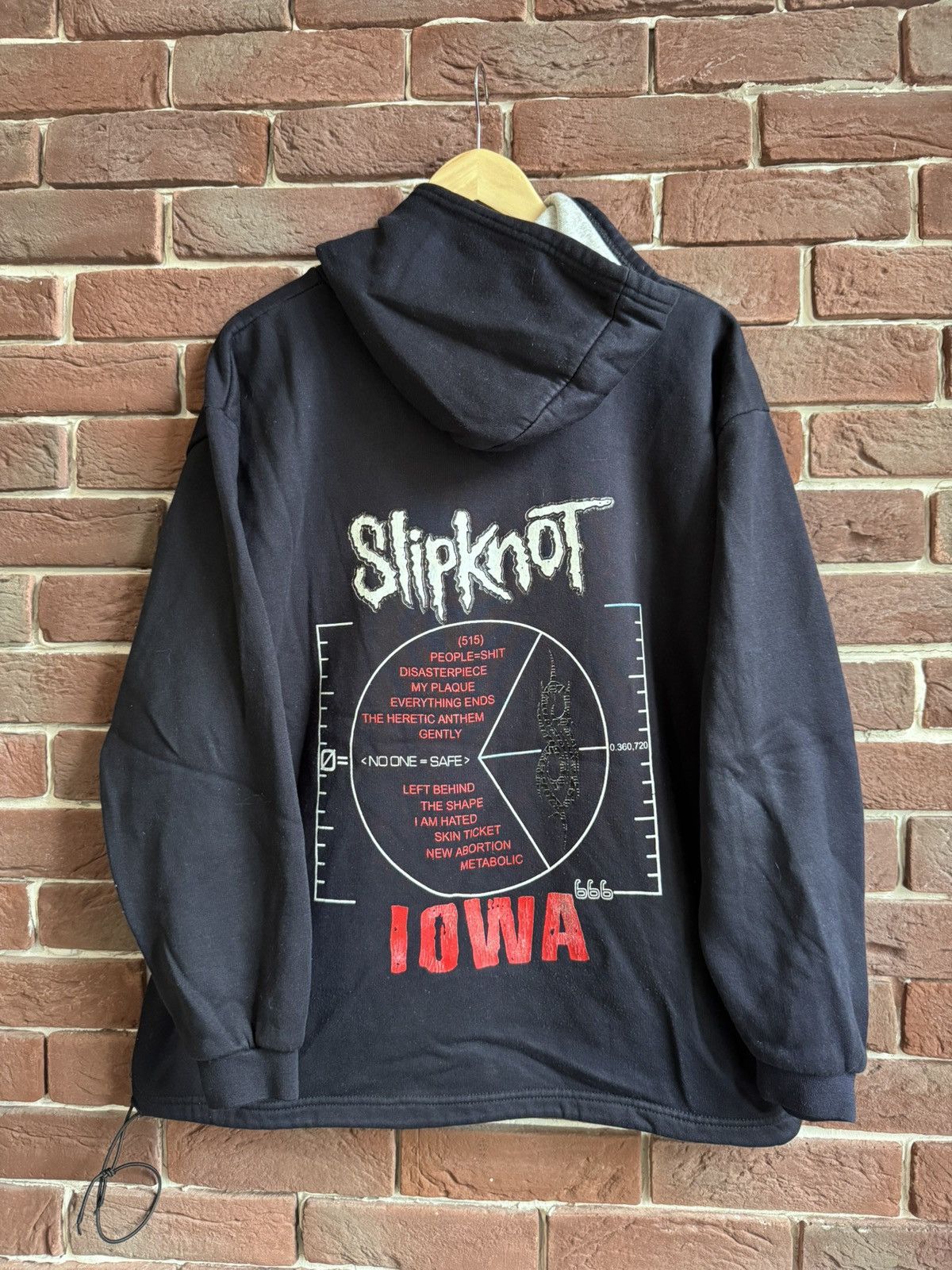 Band Tees Rare Vintage 00s Slipknot Iowa Numetal Band Tee Hoodie Size US L / EU 52-54 / 3 - 2 Thumbnail