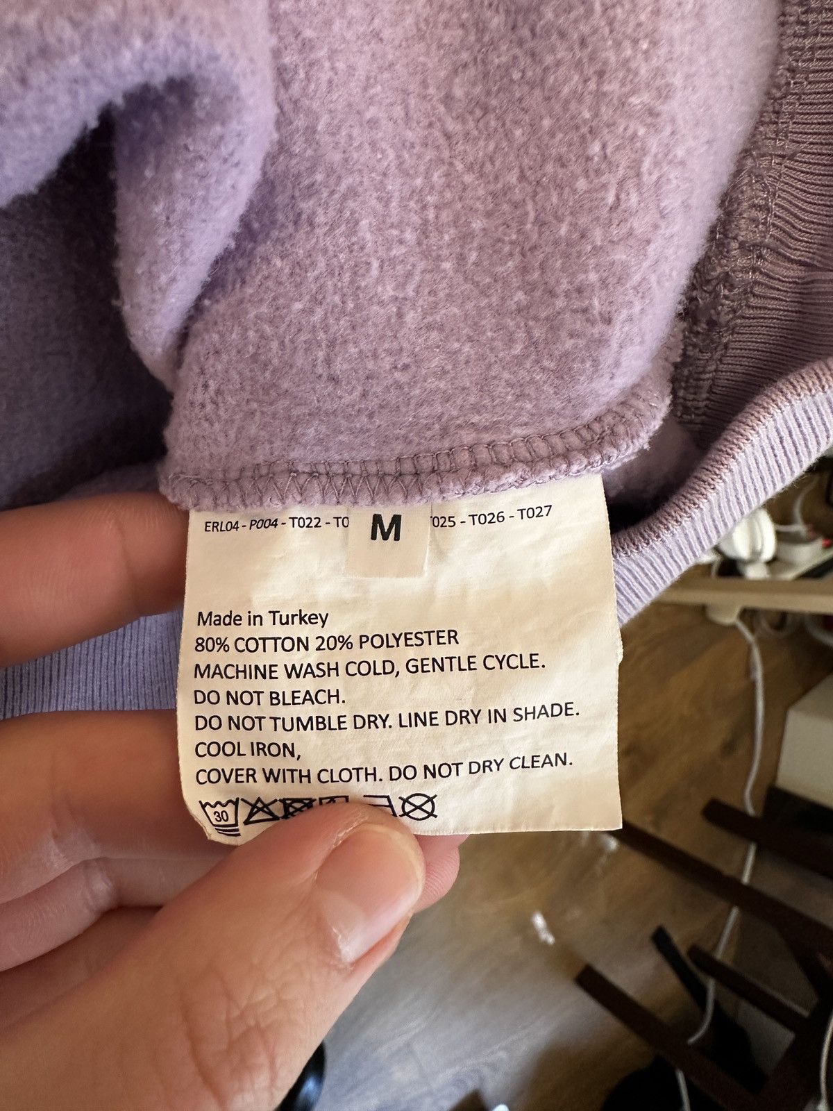 ERL ERL Venice “Be Nice” Hoodie, Purple - Medium (M) Size US M / EU 48-50 / 2 - 6 Thumbnail