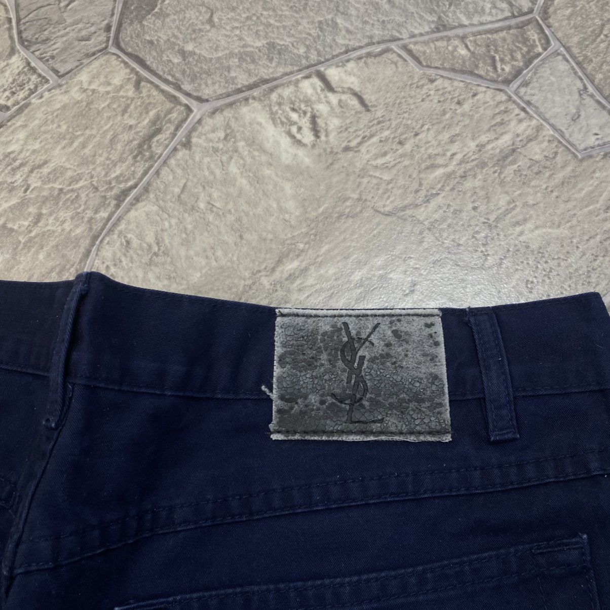 Yves Saint Laurent Vintage Yves Saint Laurent Baggy Jeans YSL Embroidered Logo Size US 36 / EU 52 - 6 Thumbnail