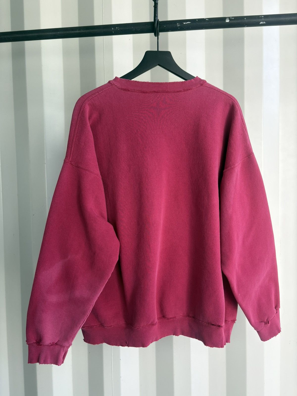 Vintage Thrashed Boxy Distressed Faded Sweater Grunge Band Size US XXL / EU 58 / 5 - 3 Thumbnail