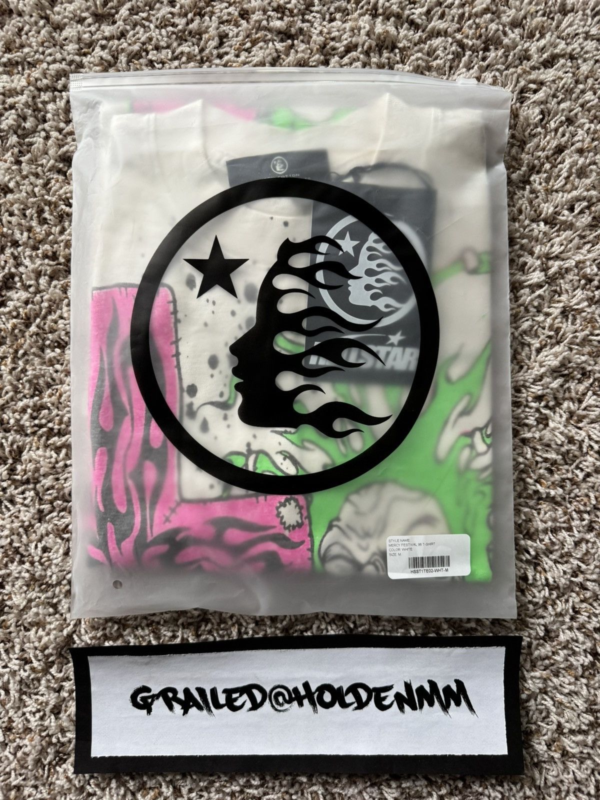 HELLSTAR Hellstar Mercy Festival 96 Tee Shirt White Size US M / EU 48-50 / 2 - 15 Thumbnail