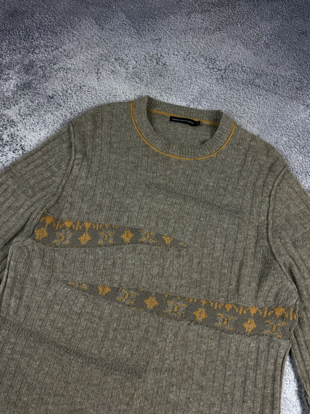 Marithe + Francois Girbaud × Vintage Rare Marithe Francois Girbaud Wool Asymmetrical Sweater Size US M / EU 48-50 / 2 - 4 Thumbnail