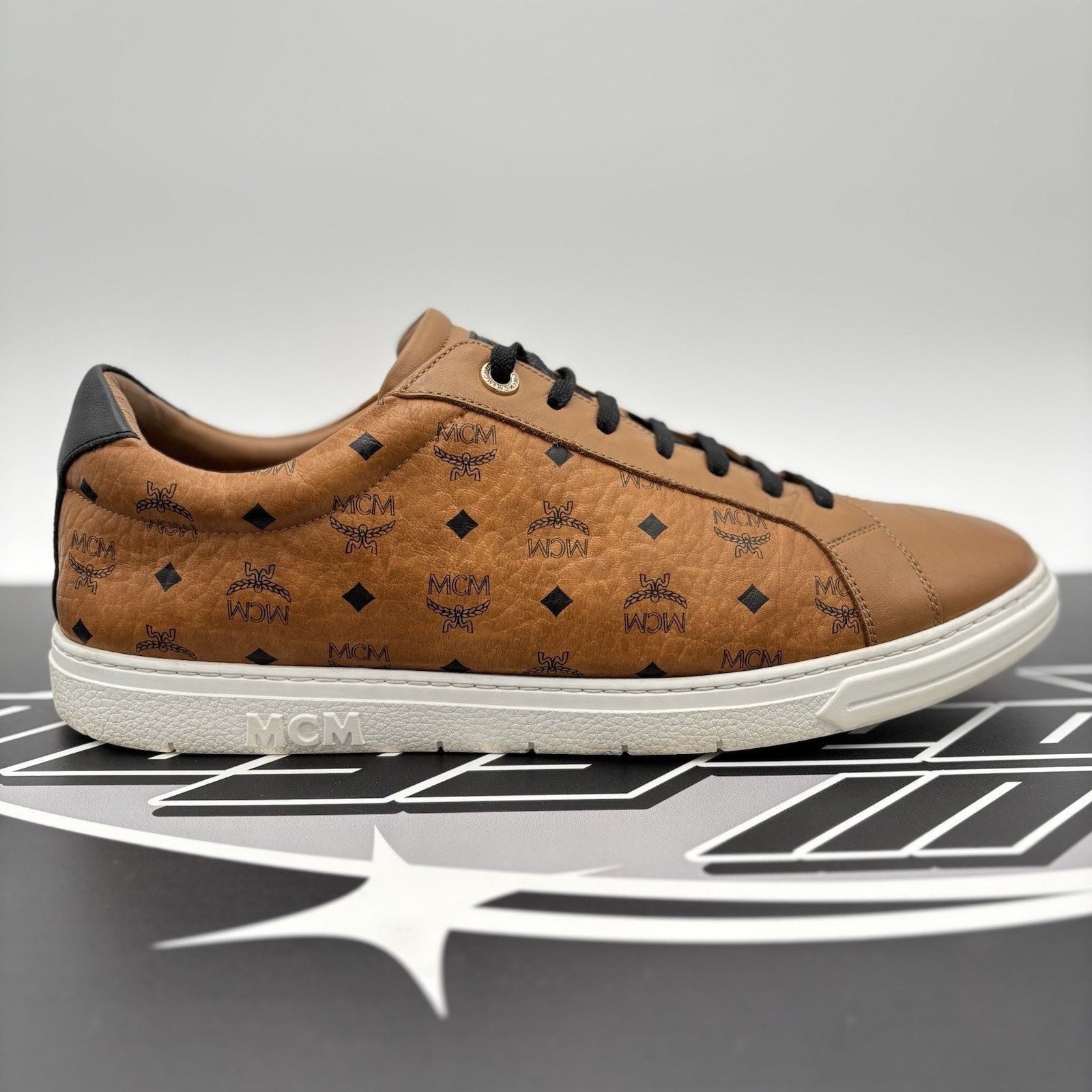 MCM MCM Terrain monogram-print sneakers | GOOD CONDITION! Size US 12 / EU 45 - 2 Thumbnail