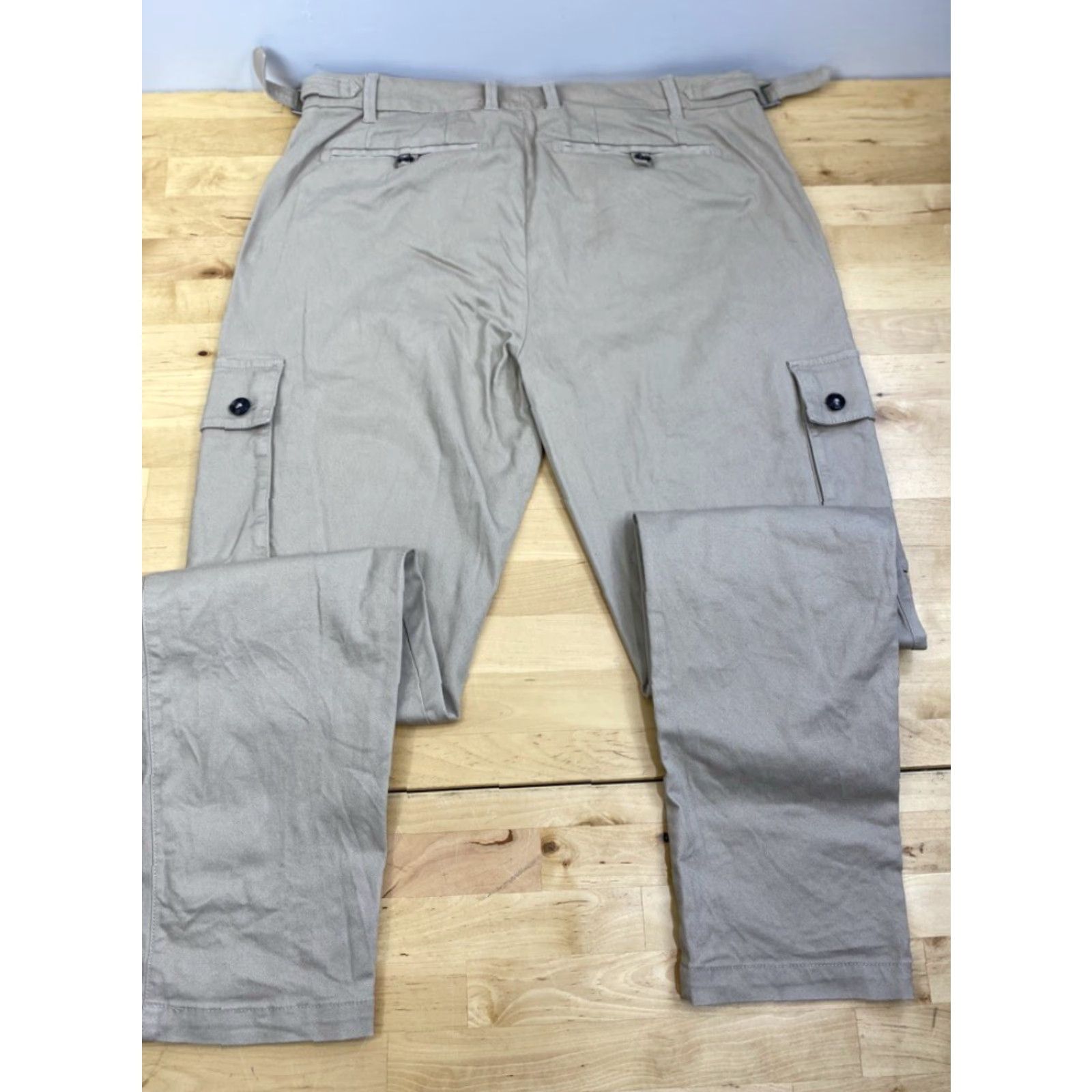 Vintage Marcel Floruss Beige Cargo Pants Size 32 Men Pants Regular Inseam 30 Beige Cargo American Lifestyle Mens Size US 32 / EU 48 - 4 Thumbnail