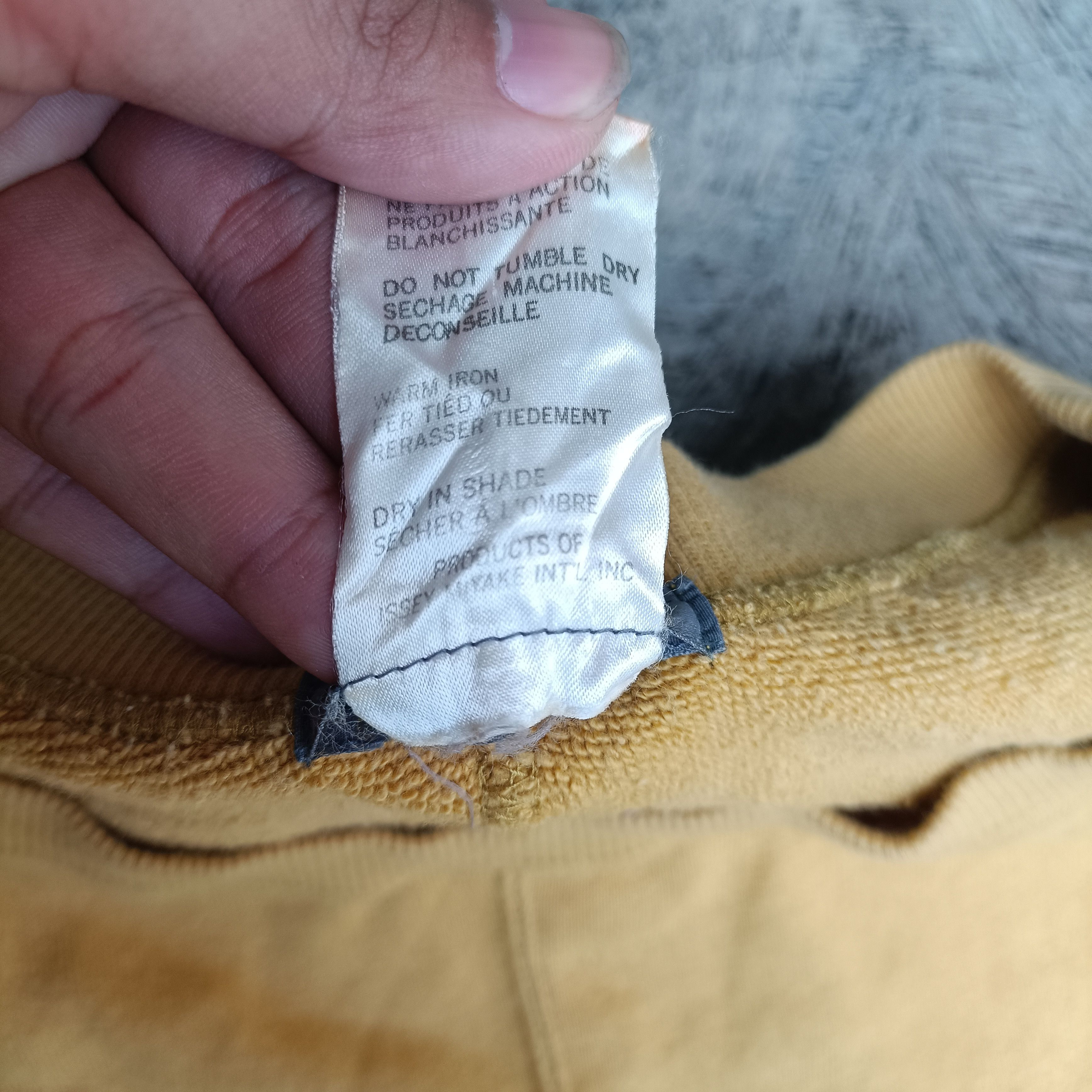 Issey Miyake Vintage Issey Miyake Yellow Sweat Tops Size S / US 4 / IT 40 - 6 Thumbnail