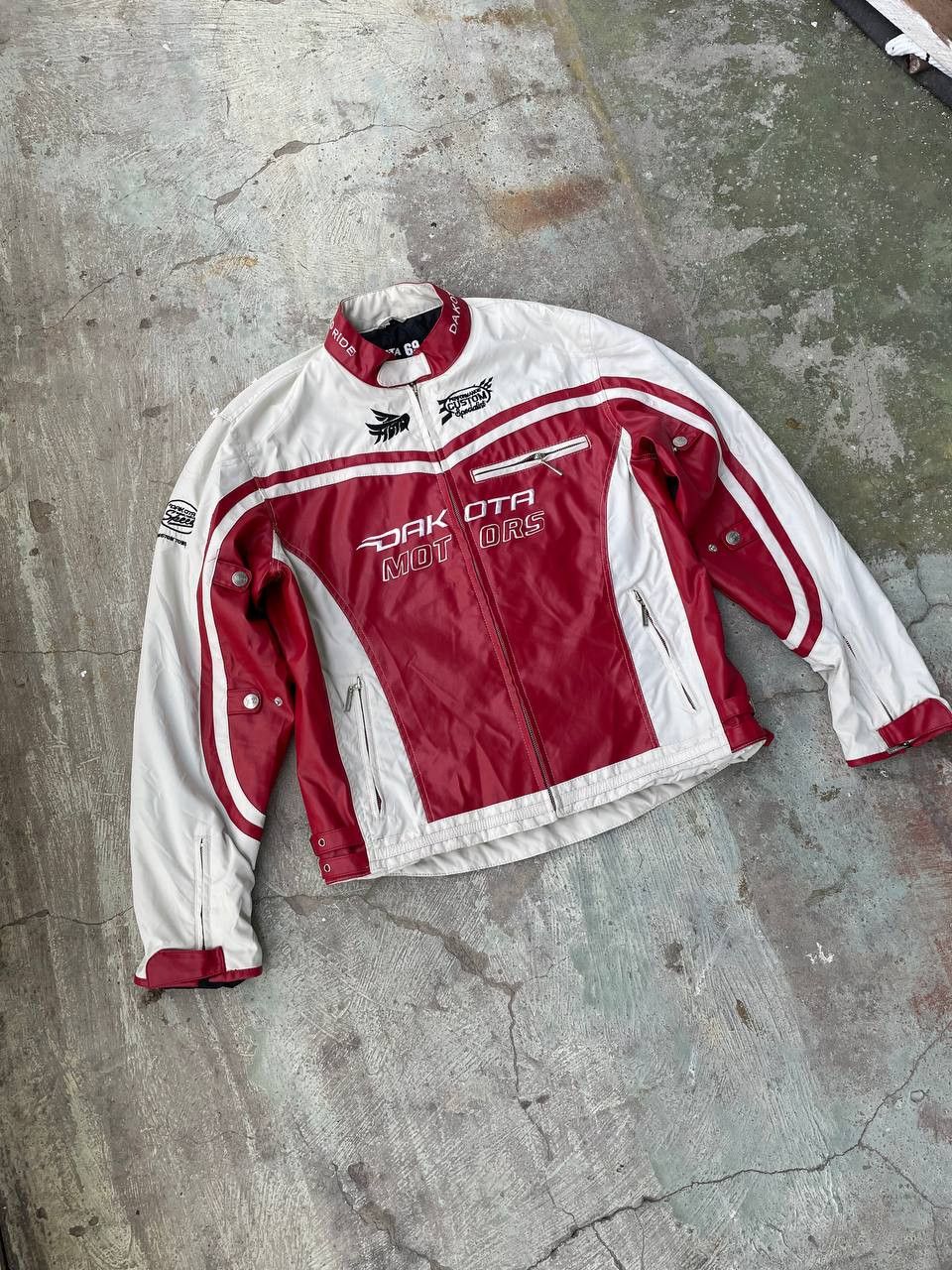 Other Vintage Dakota Motors Racing leather jacket crew 69 Size US L / EU 52-54 / 3 - 2 Thumbnail