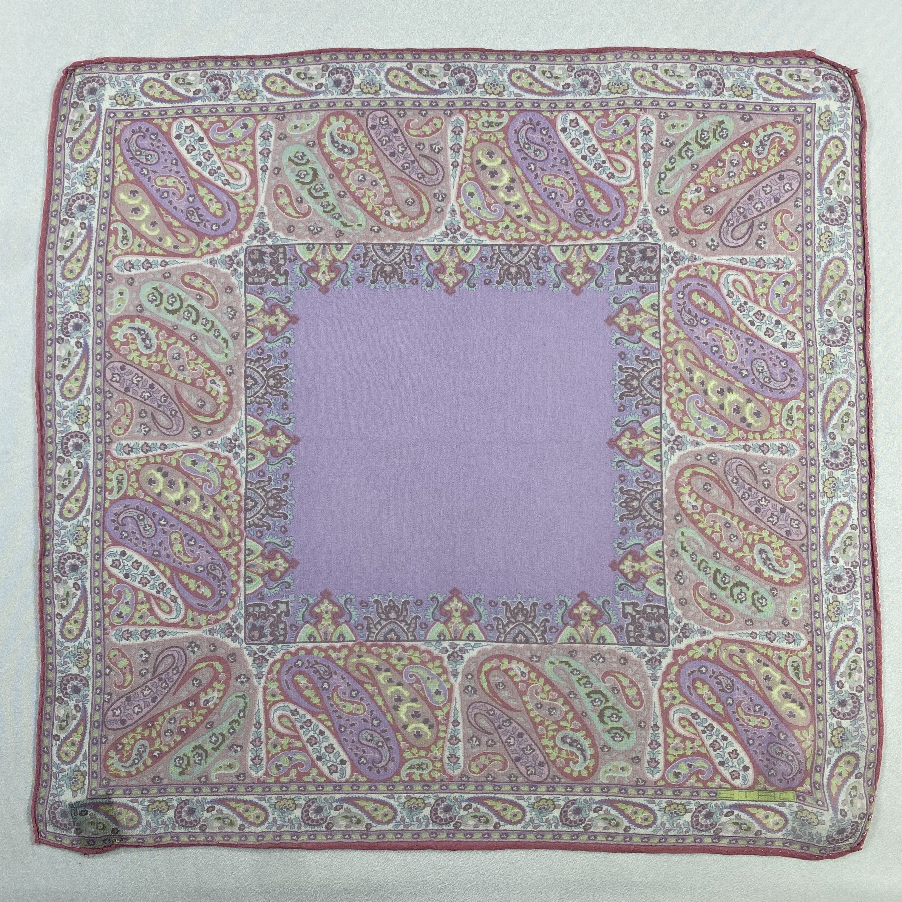 Etro × Vintage Etro Handkerchief / Neckerchief / Bandana-P1819 Size ONE SIZE - 1 Thumbnail