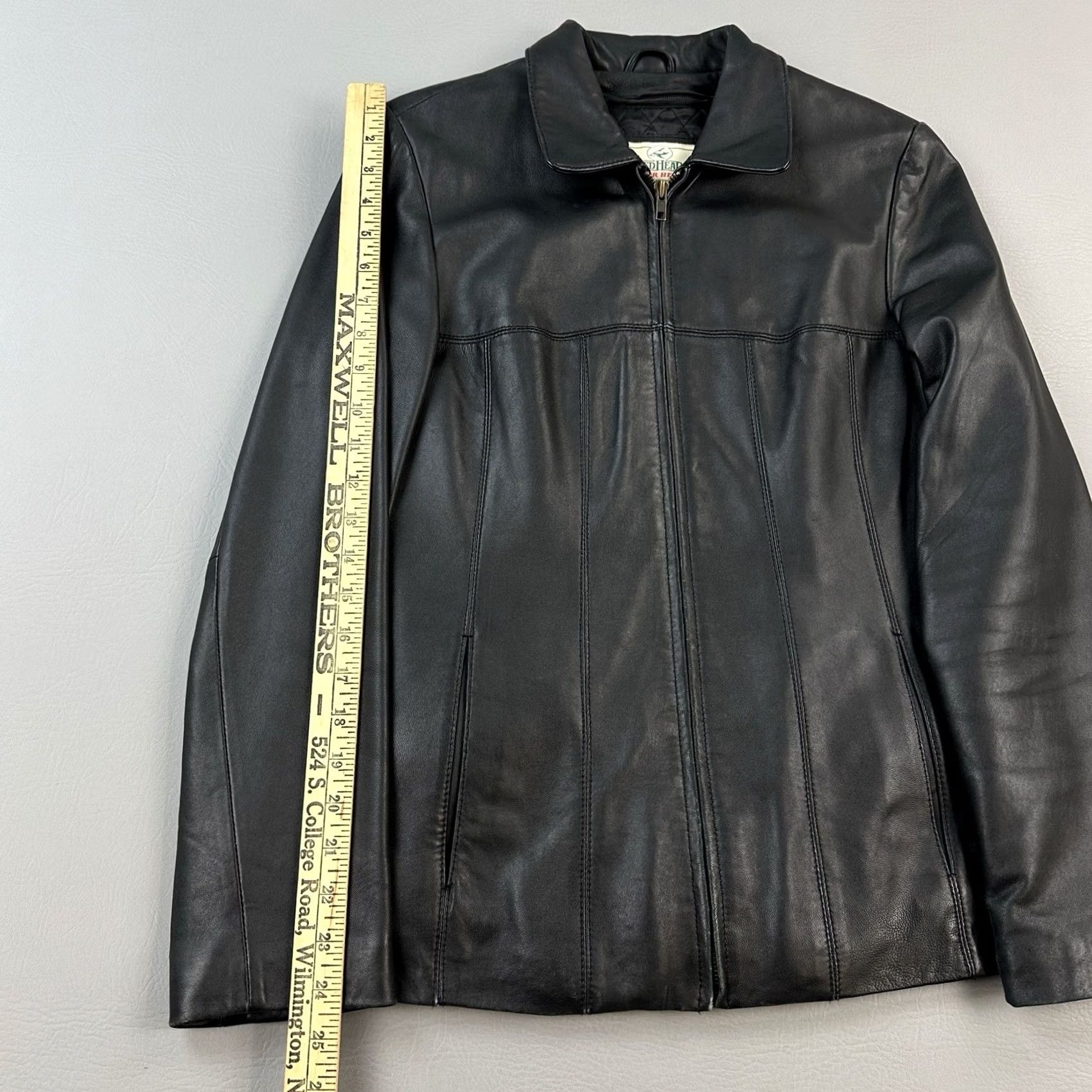 Vintage VINTAGE RedHead Jacket Womens S Black Leather Thinsulate Removable Liner Size S / US 4 / IT 40 - 4 Thumbnail
