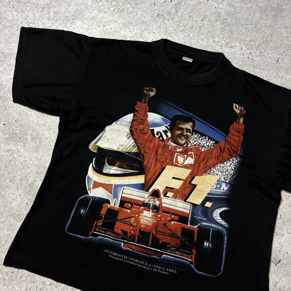 Formula 1 Vintage formula one Michael Schumacher tee M vintage 90s Size US M / EU 48-50 / 2 - 3 Thumbnail