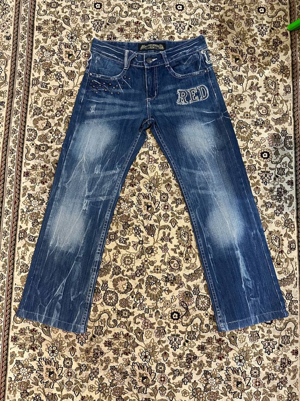 If Six Was Nine RED PEPPER Bootcut Flare Size US 30 / EU 46 - 2 Thumbnail