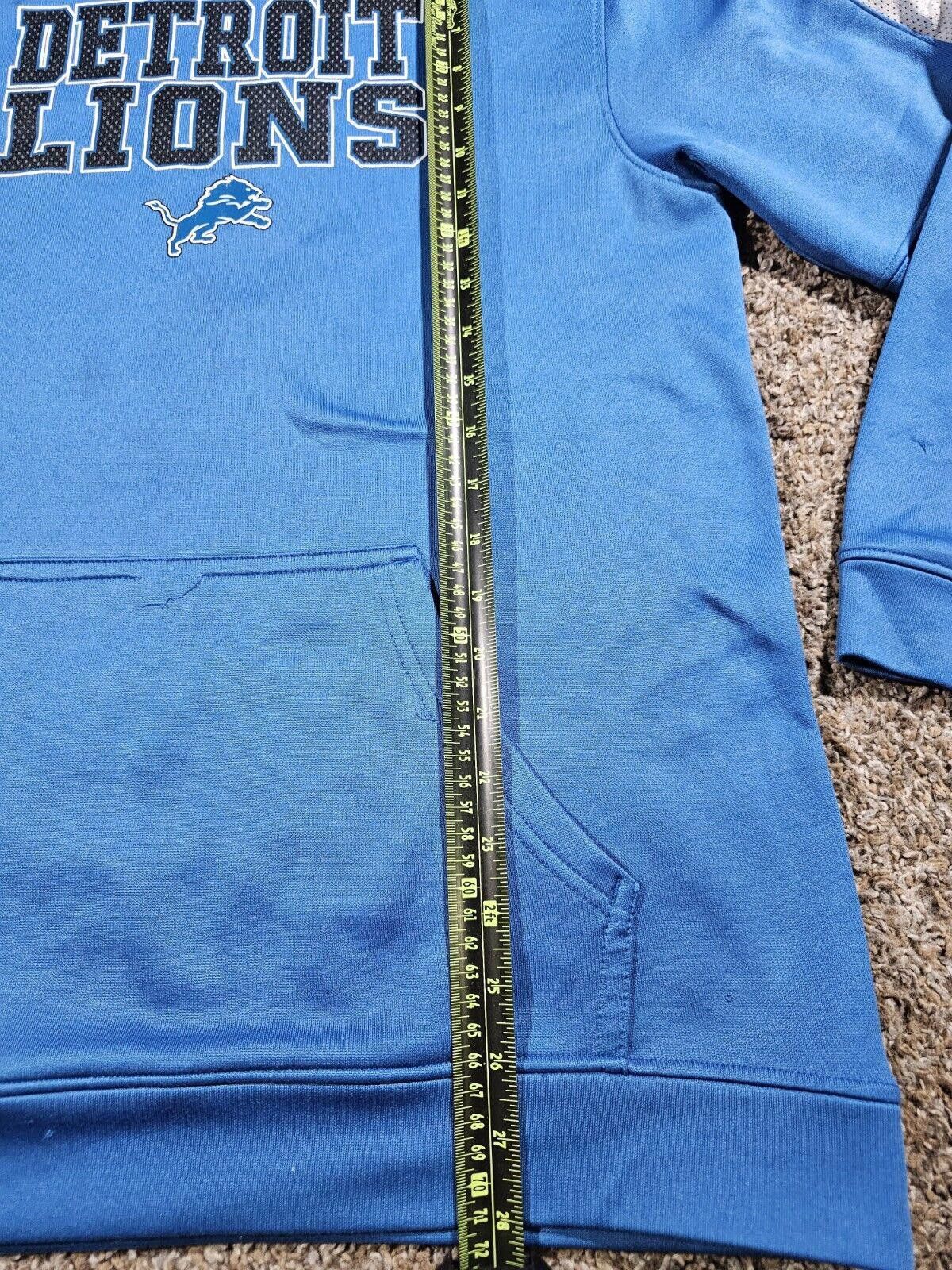 Nike NFL Apparel Detroit Lions Youth XL 18/20 Hoodie Blue Issues* Size US XXS / EU 40 - 7 Thumbnail