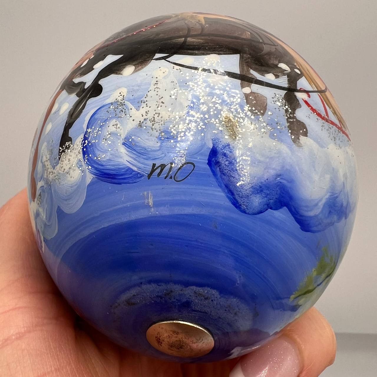 Handmade × Vintage Vintage Hand Painted Wooden Wood Lacquer Figure Souvenir Size ONE SIZE - 6 Thumbnail
