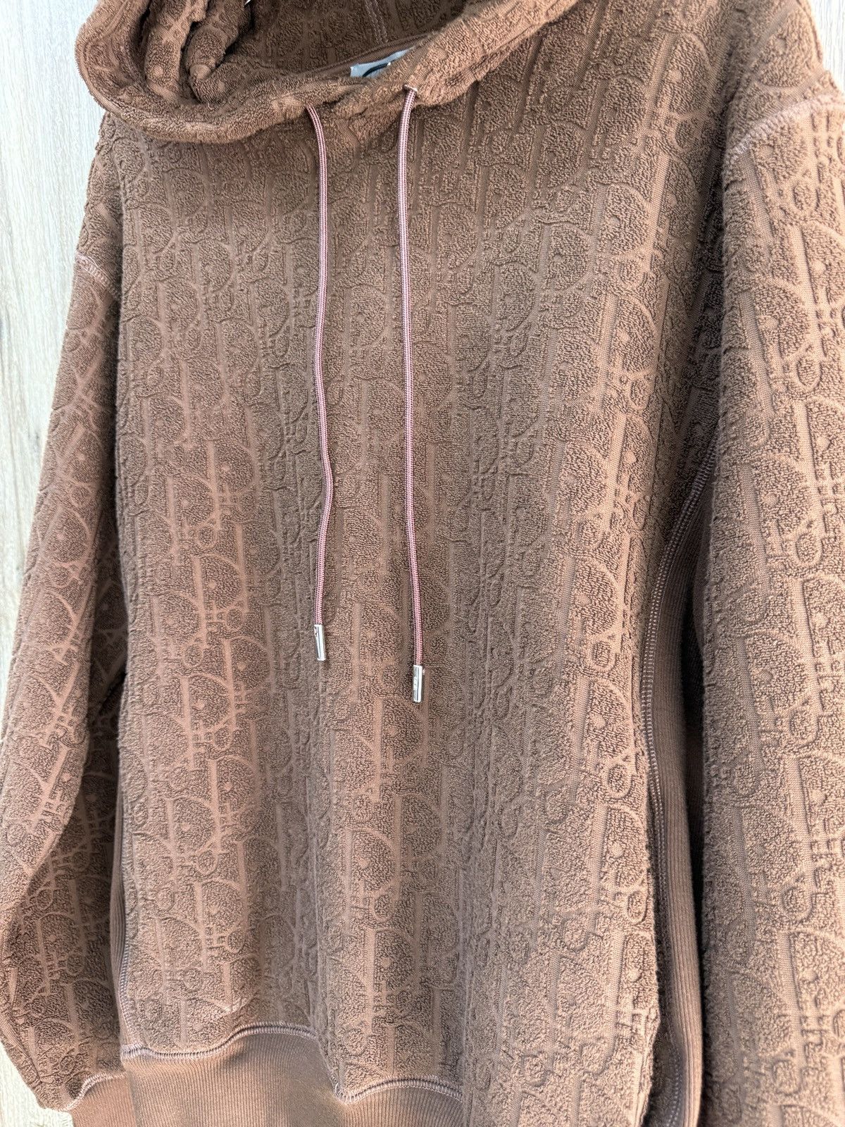 Dior Christian Dior Brown Towel Hoodie Size US S / EU 44-46 / 1 - 4 Thumbnail