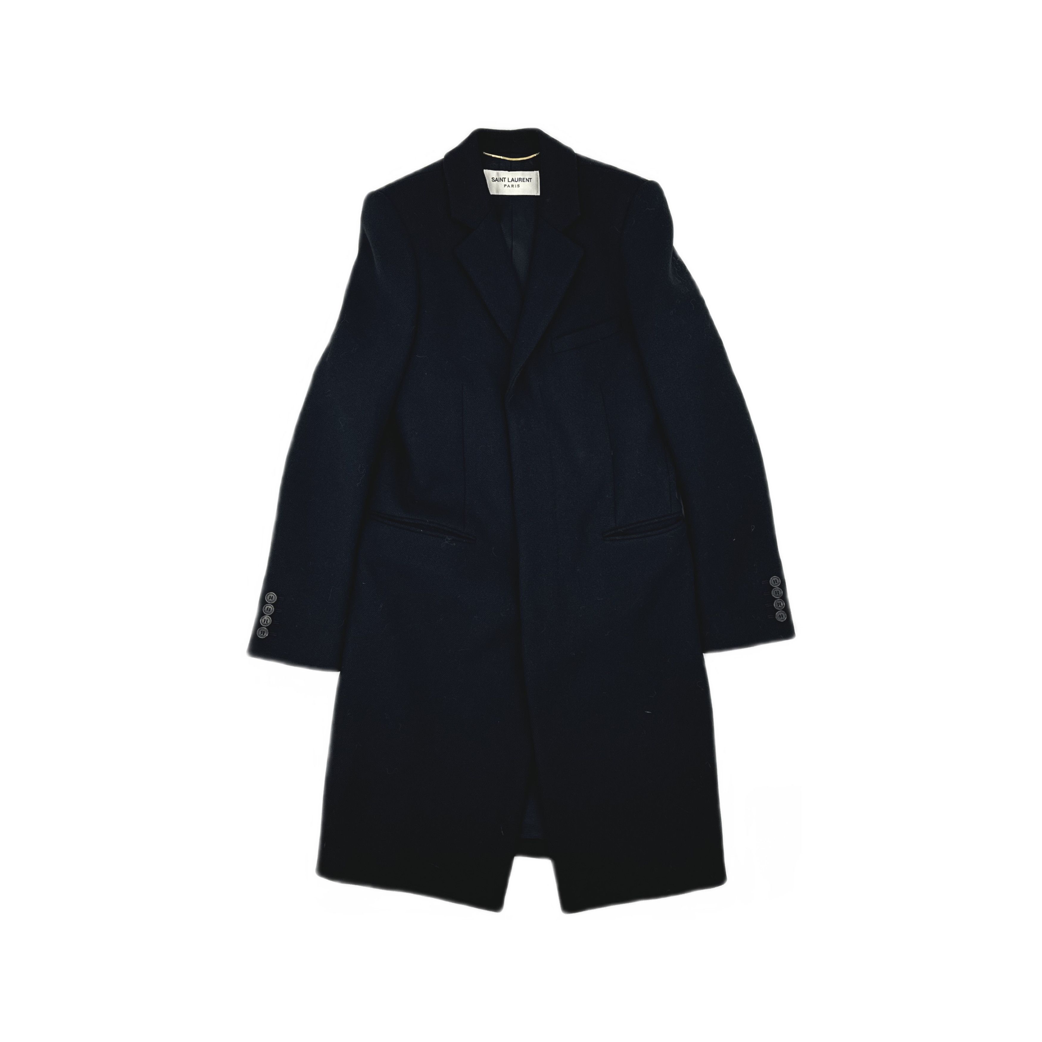Saint Laurent Paris Saint Laurent Wool Coat Size 38 Size S / US 4 / IT 40 - 1 Thumbnail