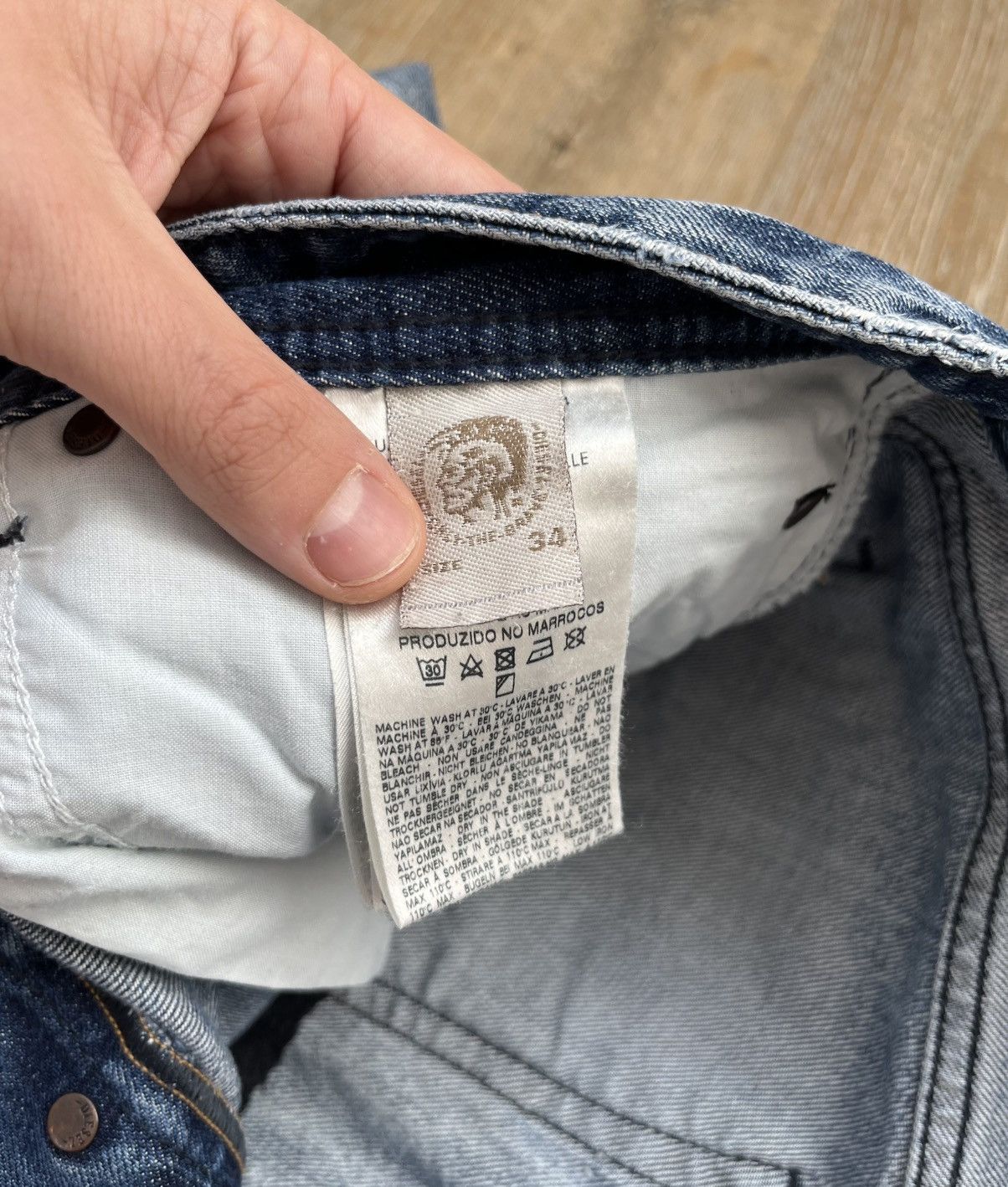 Diesel VINTAGE DIESEL IF SIX WAS NINE STYLE BAGGY JEANS 90S Size US 34 / EU 50 - 18 Thumbnail