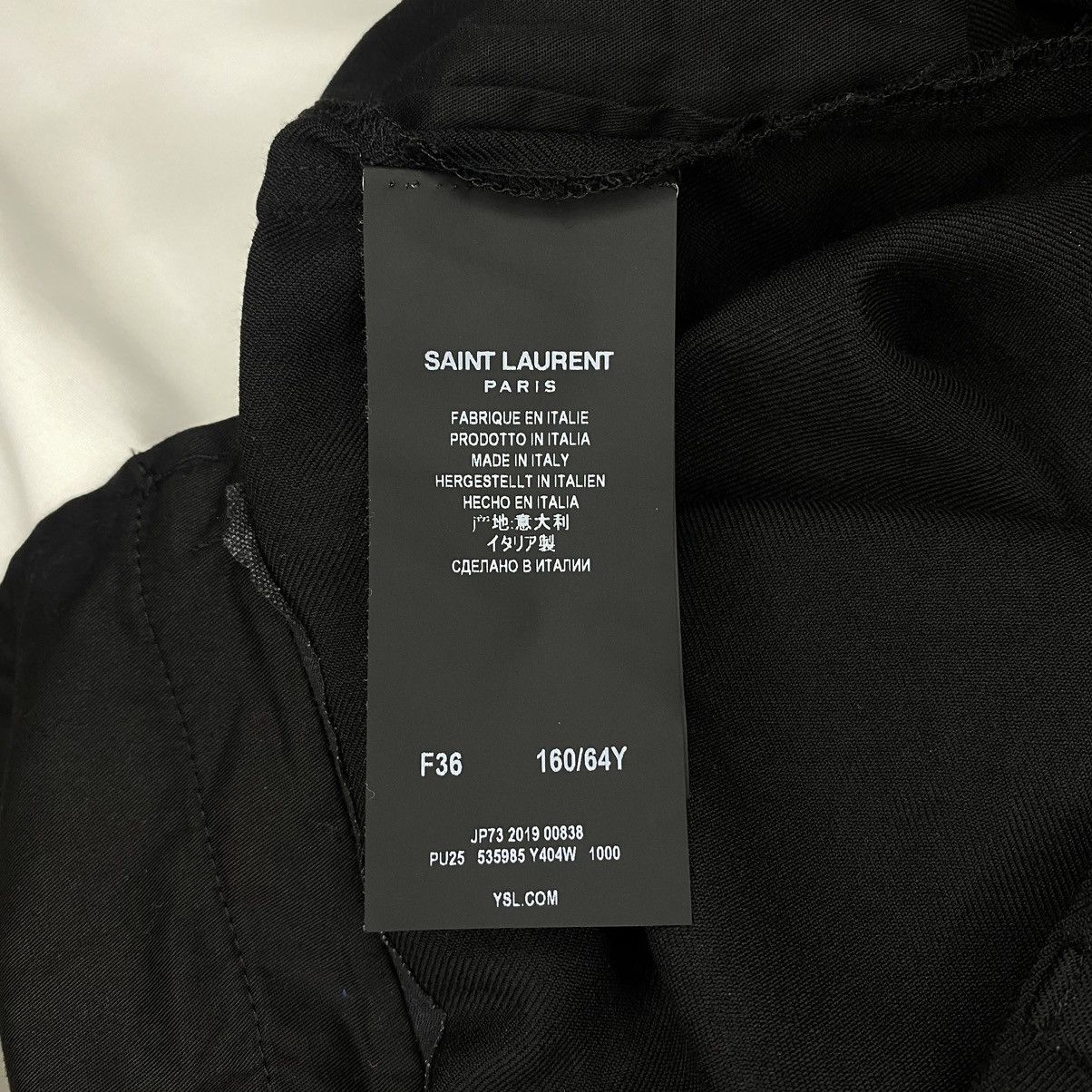 Saint Laurent Paris Saint Lauren Paris Ankle Zip Wool Trousers Size 25" / US 0 / IT 36 - 8 Thumbnail