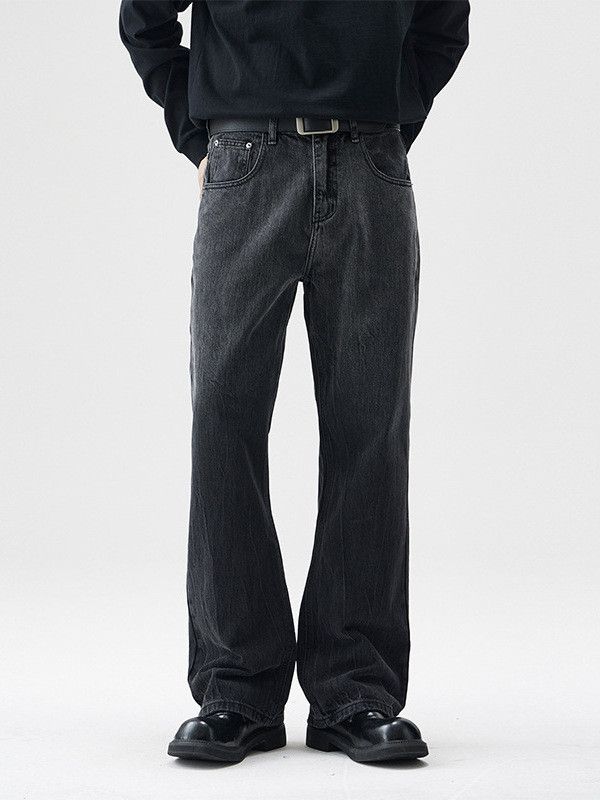 Japanese Brand Men's American high street flared black gradient jeans Size US 32 / EU 48 - 1 Thumbnail