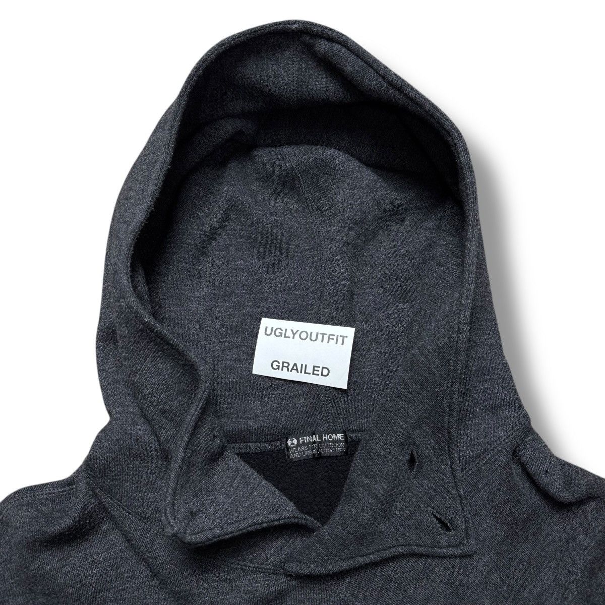 Final Home Final Home Issey Miyake Wool MockNeck Oversized Ninja Hoodie Size US M / EU 48-50 / 2 - 7 Thumbnail