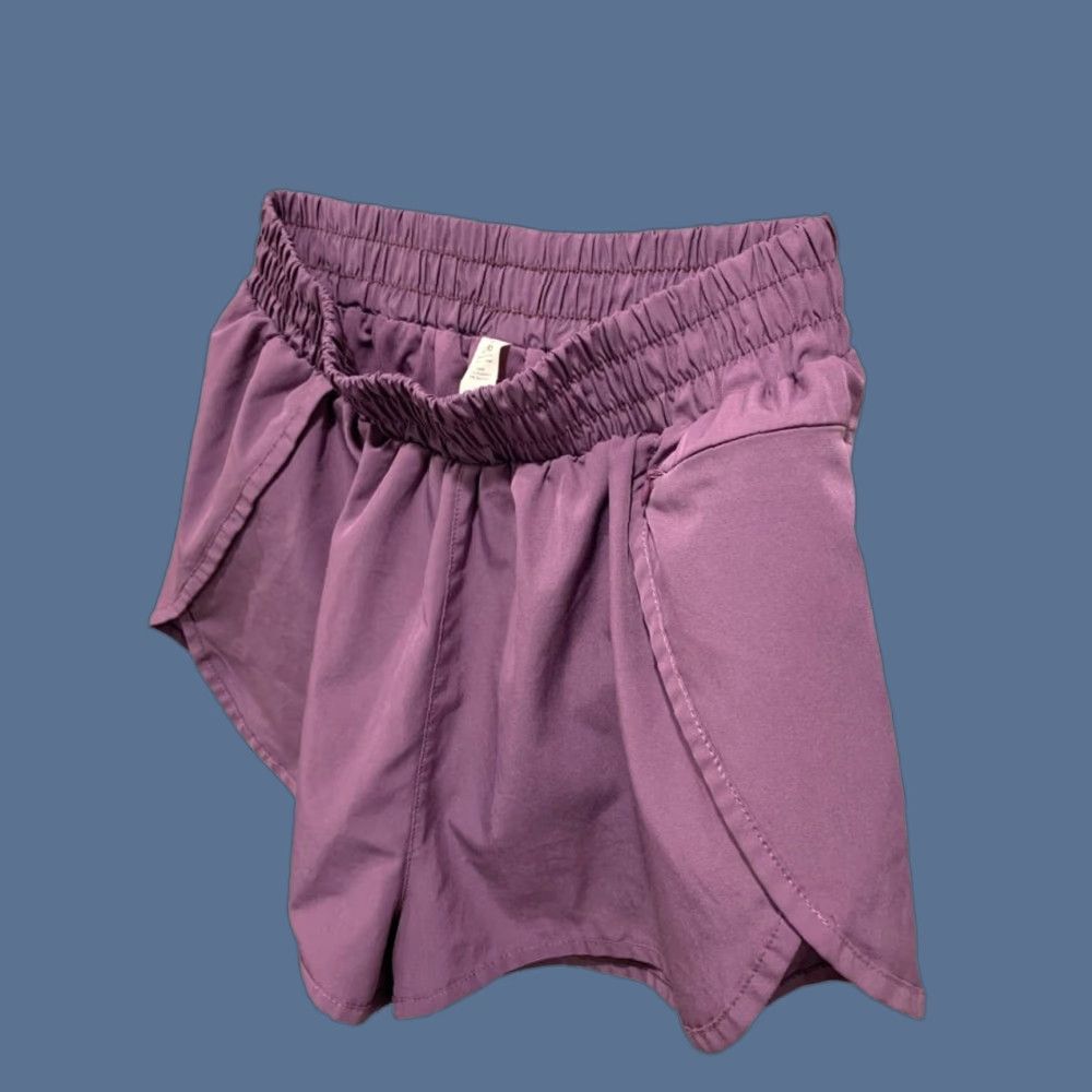 Vintage Sunzel Purple Womens Running Shorts Undershorts Zip Pocket Size 6 Size 28" / US 6 / IT 42 - 1 Thumbnail