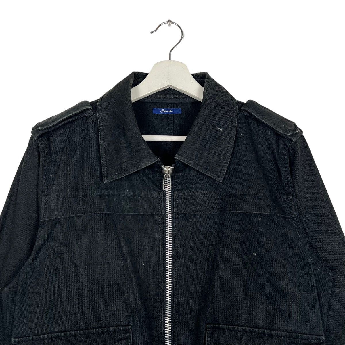 Japanese Brand 🔥 SLOUCH JAPANESE MINIMALIS ZIPPER JACKET MADE IN JAPAN Size US L / EU 52-54 / 3 - 3 Thumbnail