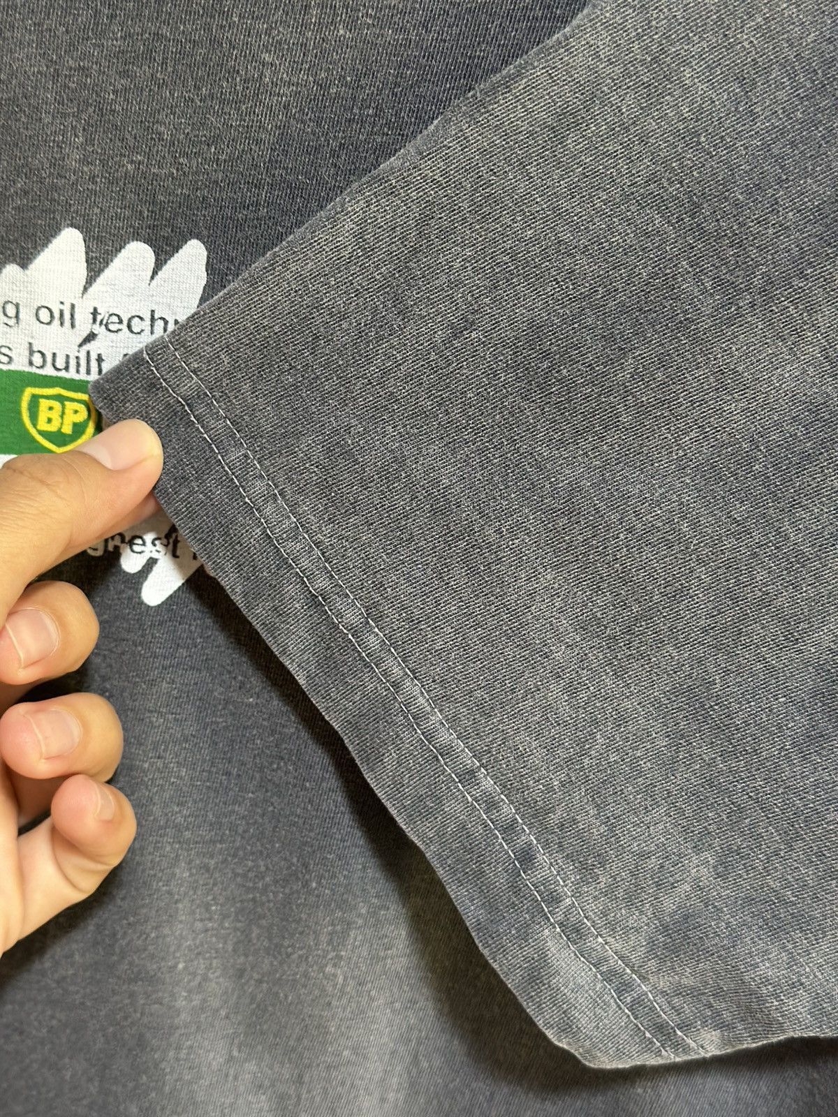 Sears Thrashed Vintage BP Petrol Faded Tee Size US XL / EU 56 / 4 - 5 Thumbnail