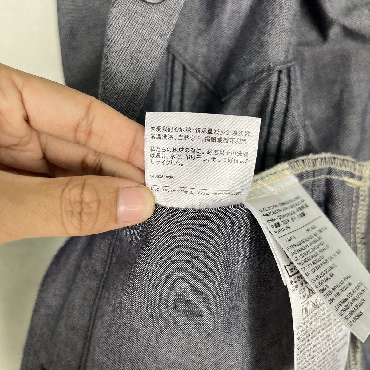Levi's 🔥 LEVIS SHIRT TRUCKER JACKET Size US S / EU 44-46 / 1 - 21 Thumbnail