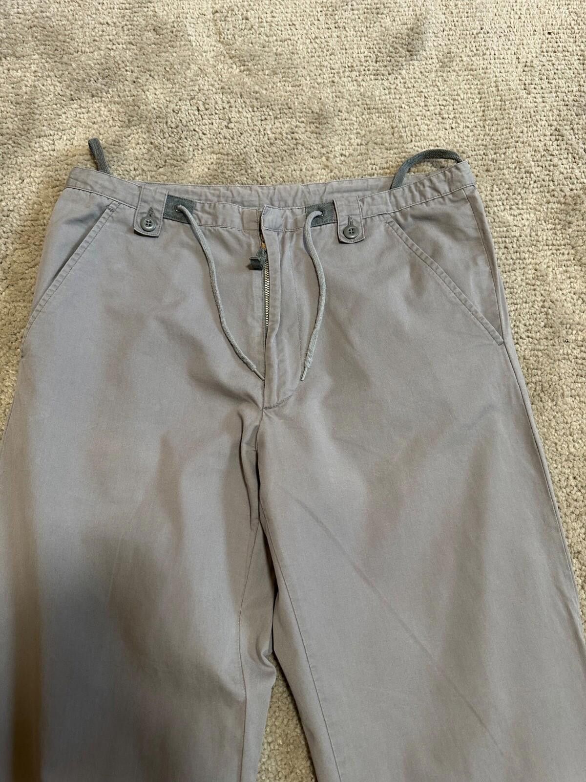 Helmut Lang HELMUT LANG 90S GREY DRAWSTRING PANTS Sz 48 Size US 44 / EU 60 - 4 Thumbnail