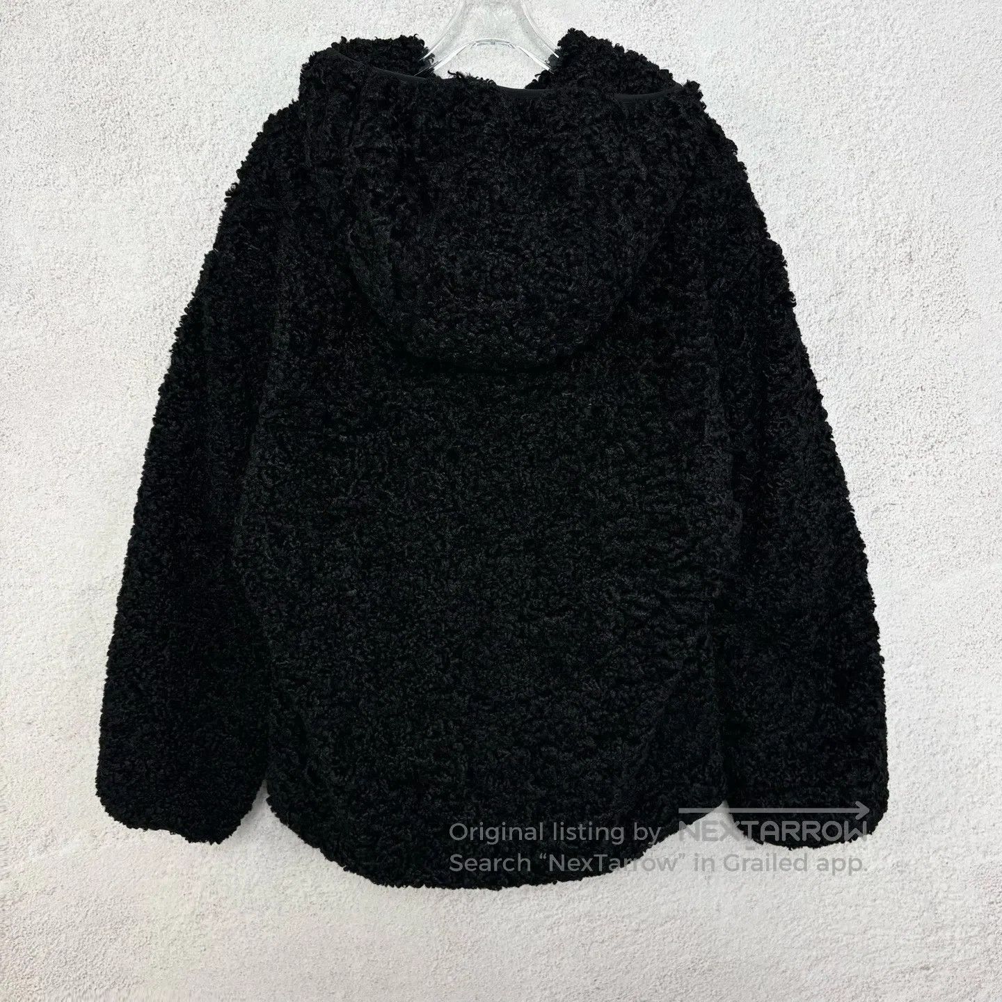 Dior Dior Half-zipper embroidered slogan Teddy wool coat Size S / US 4 / IT 40 - 2 Thumbnail