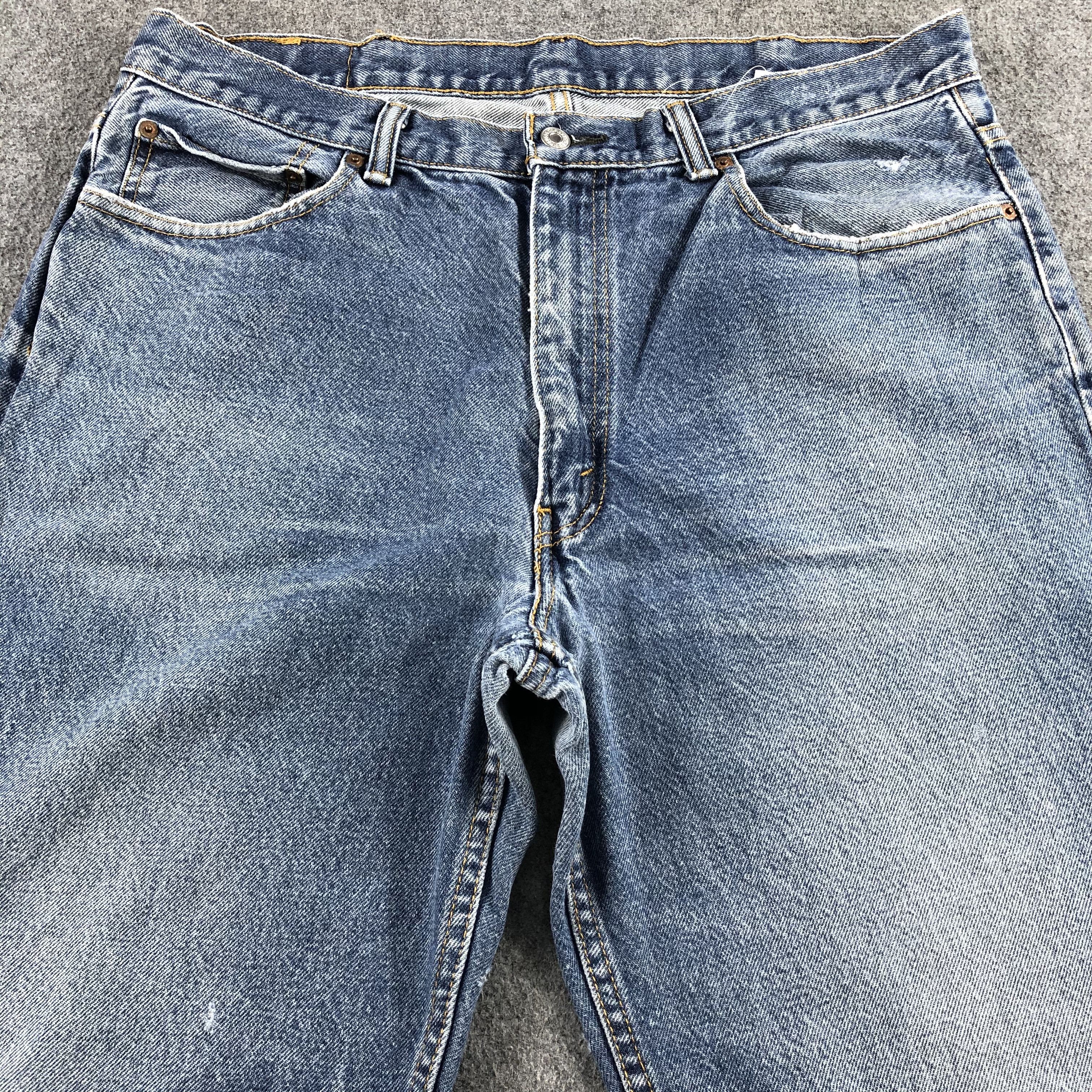 Levi's Vintage Blue Wash Levis 550 Jeans-J2061 Size US 37 - 3 Thumbnail