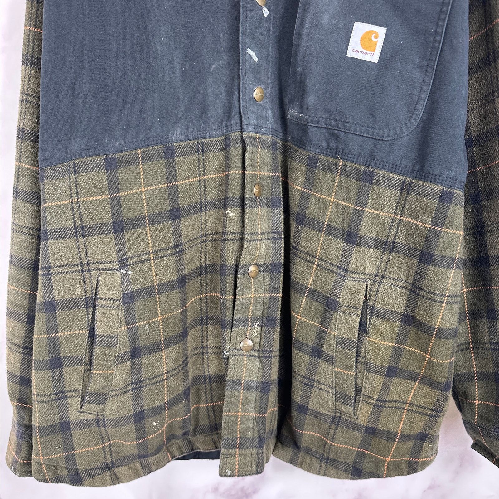 Carhartt Pawnee Plaid Work Shirt Size US XXL / EU 58 / 5 - 4 Thumbnail