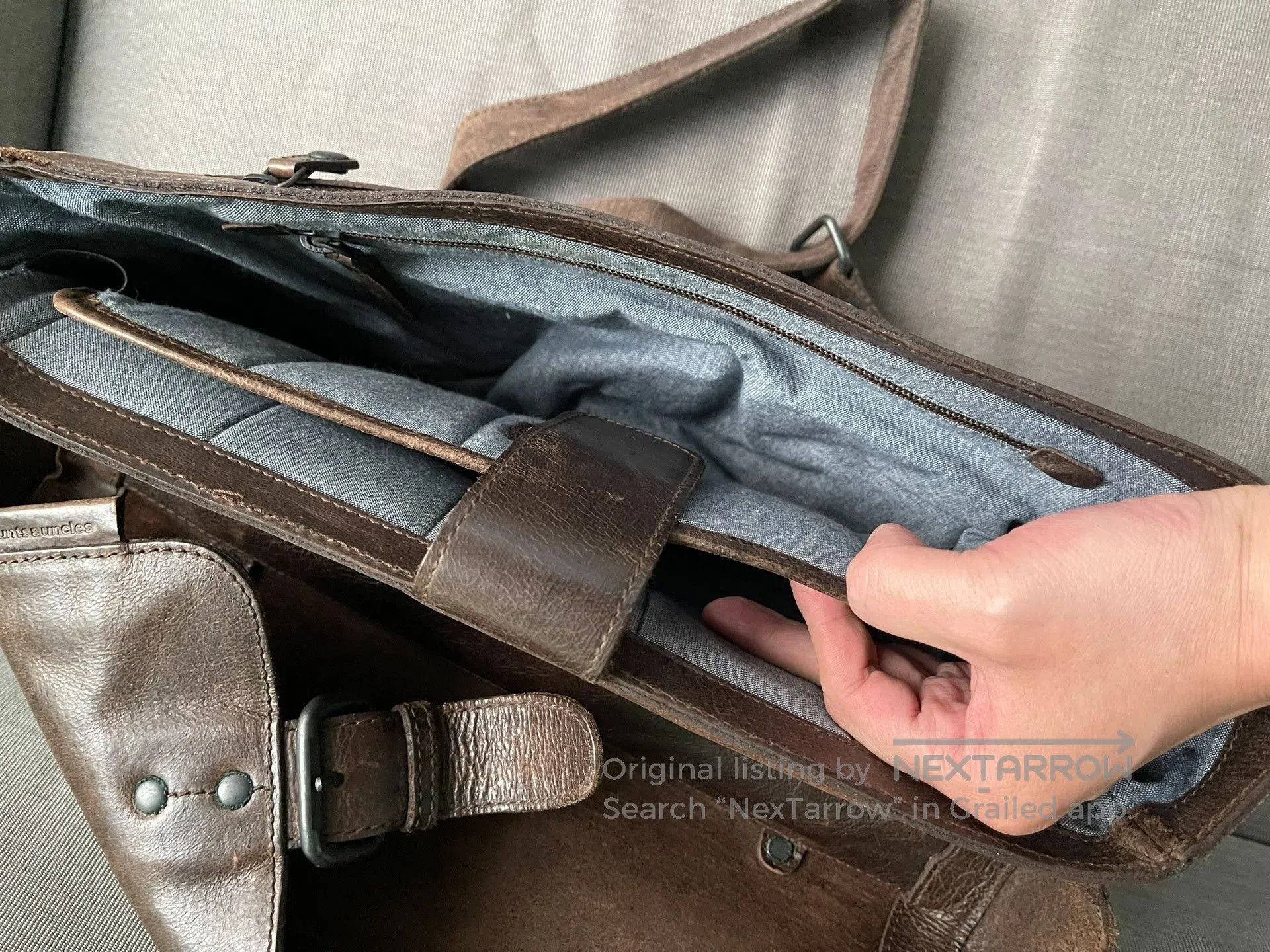 Kane & Unke Vintage AUNTS&UNCLES German Briefcase. Size ONE SIZE - 5 Thumbnail
