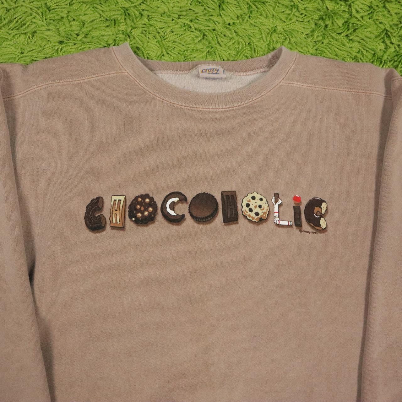 Vintage Vintage Chocoholic Hawaii Crewneck Pullover Sweatshirt Size US M / EU 48-50 / 2 - 2 Thumbnail