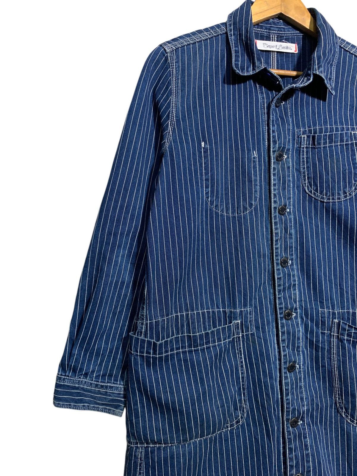 Blue Blue Japan × Kapital 🔥CEPO DENIM WABASH MIDLENGHT JACKETS Size US M / EU 48-50 / 2 - 2 Thumbnail