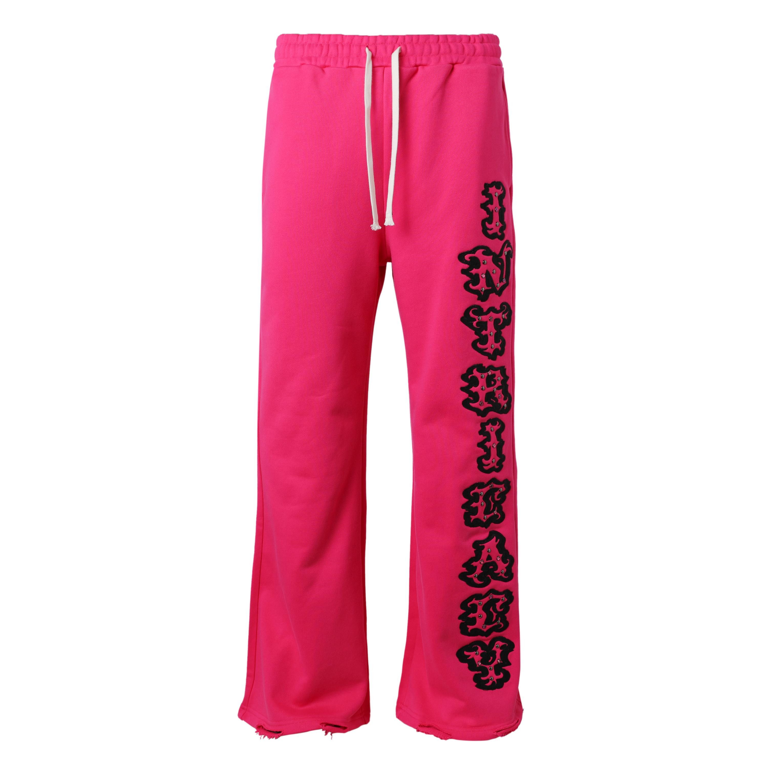 Other Lost Intricacy 'Patch' Hot Pink Sweats (Women's) Size 28" / US 6 / IT 42 - 1 Preview