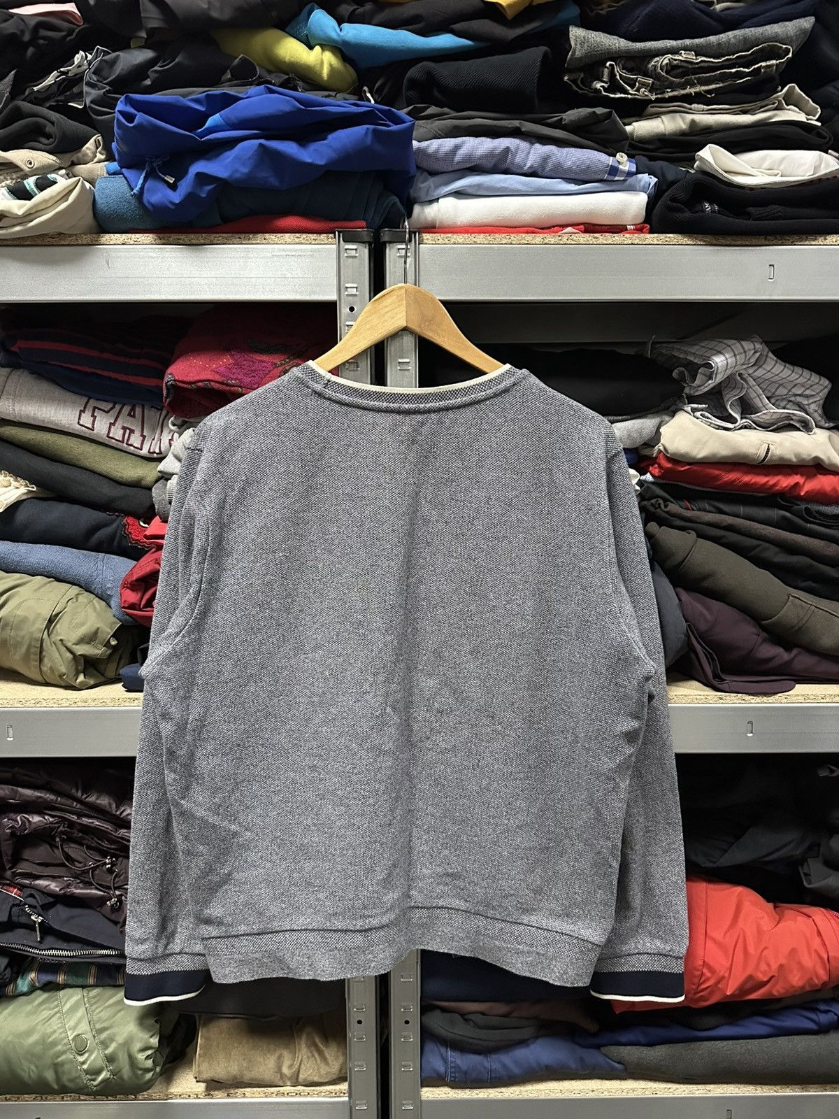 Lacoste Vintage Lacoste Sweatshirt Basic Logo Grey Luxury Old Money Size US L / EU 52-54 / 3 - 10 Thumbnail