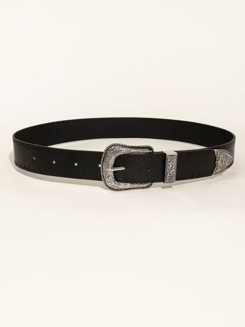 Japanese Brand 💥Black colour Western harajuku Belt Size ONE SIZE - 2 Thumbnail