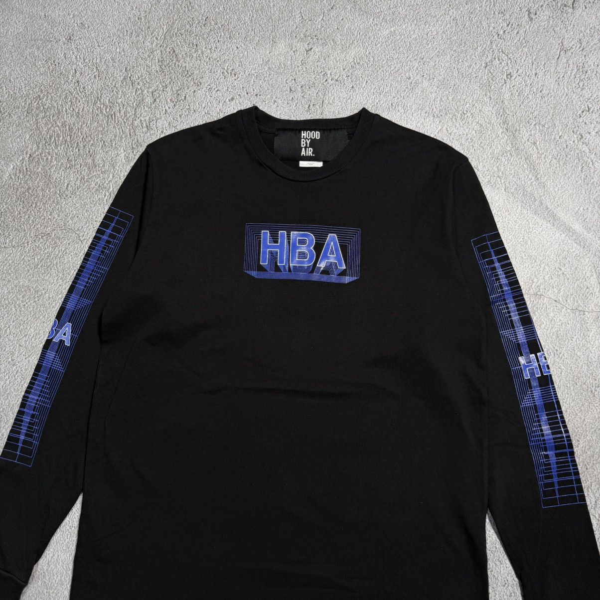 Hood By Air Hood By Air Tron Wireframe longsleeve shirt Size US M / EU 48-50 / 2 - 10 Thumbnail