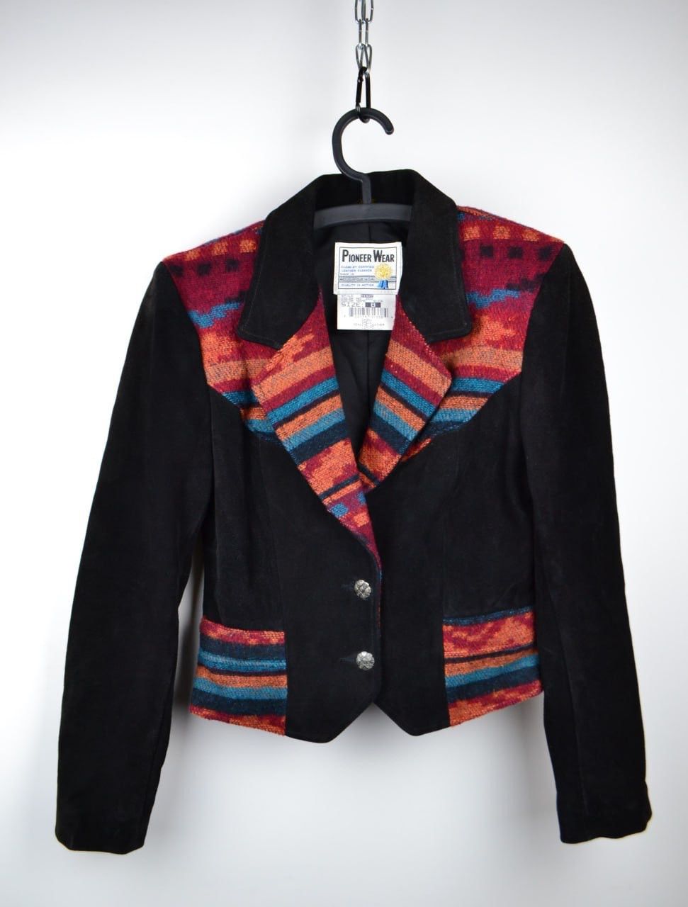 Vintage VTG Pioneer Wear Genuine Suede Leather Cowgirl Rodeo Jacket Size S / US 4 / IT 40 - 1 Thumbnail